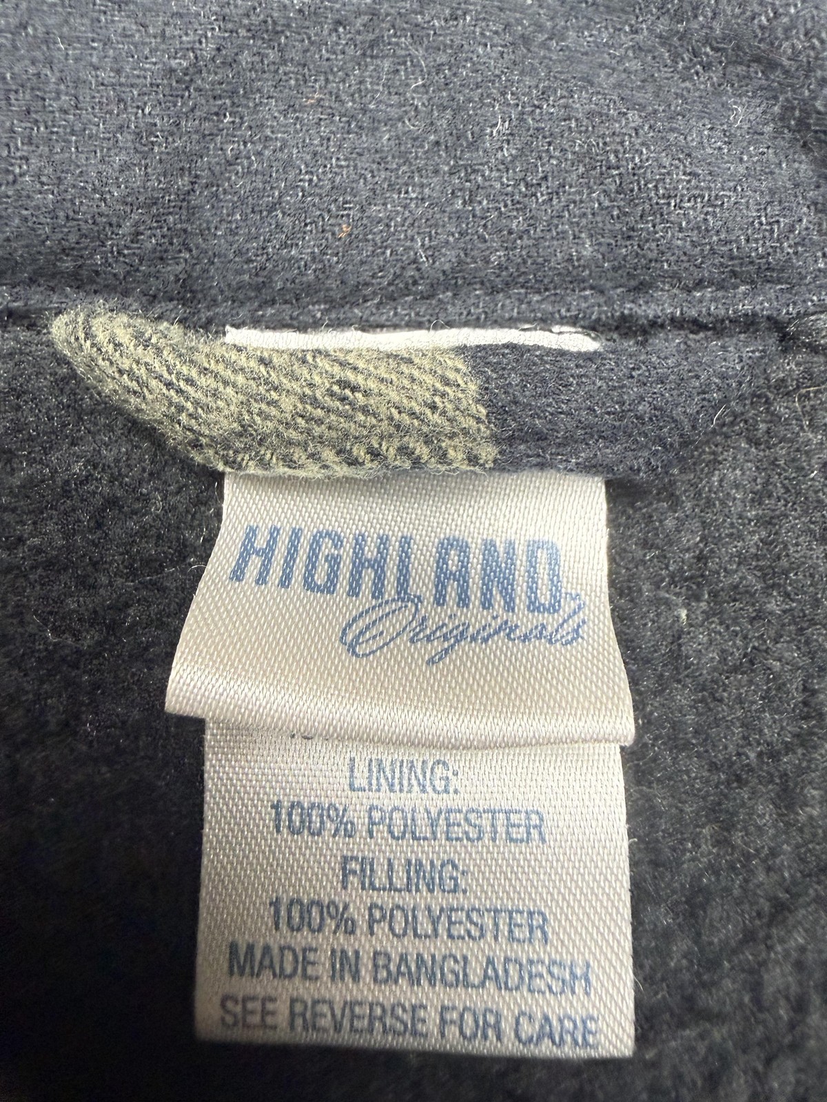 Highland Originals Jacket Mens Medium Green Plaid Quilted Button Work Lined