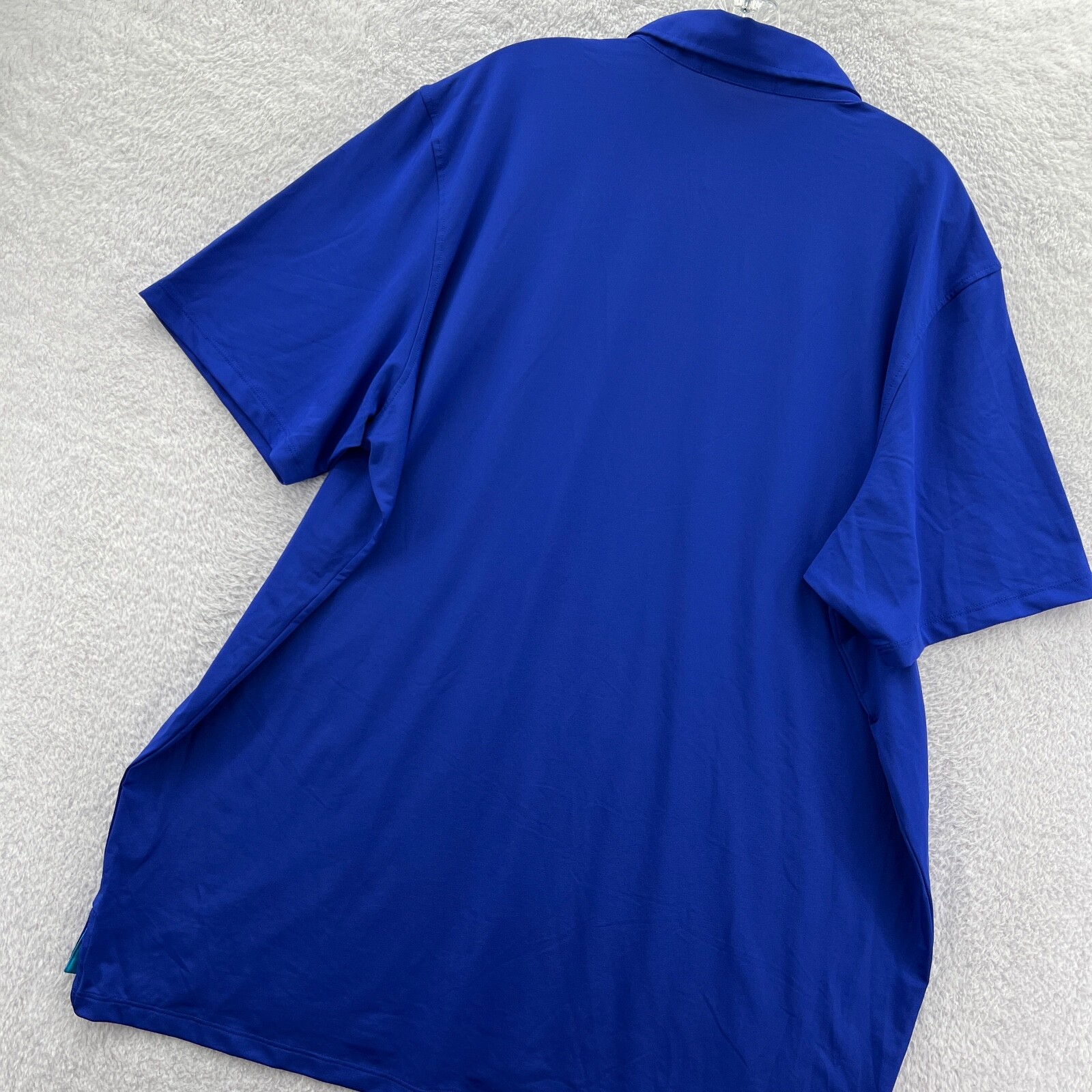 Greyson Polo Shirt Mens 2XL Relaxed Blue Collared Golf Rugby Sport Top C71