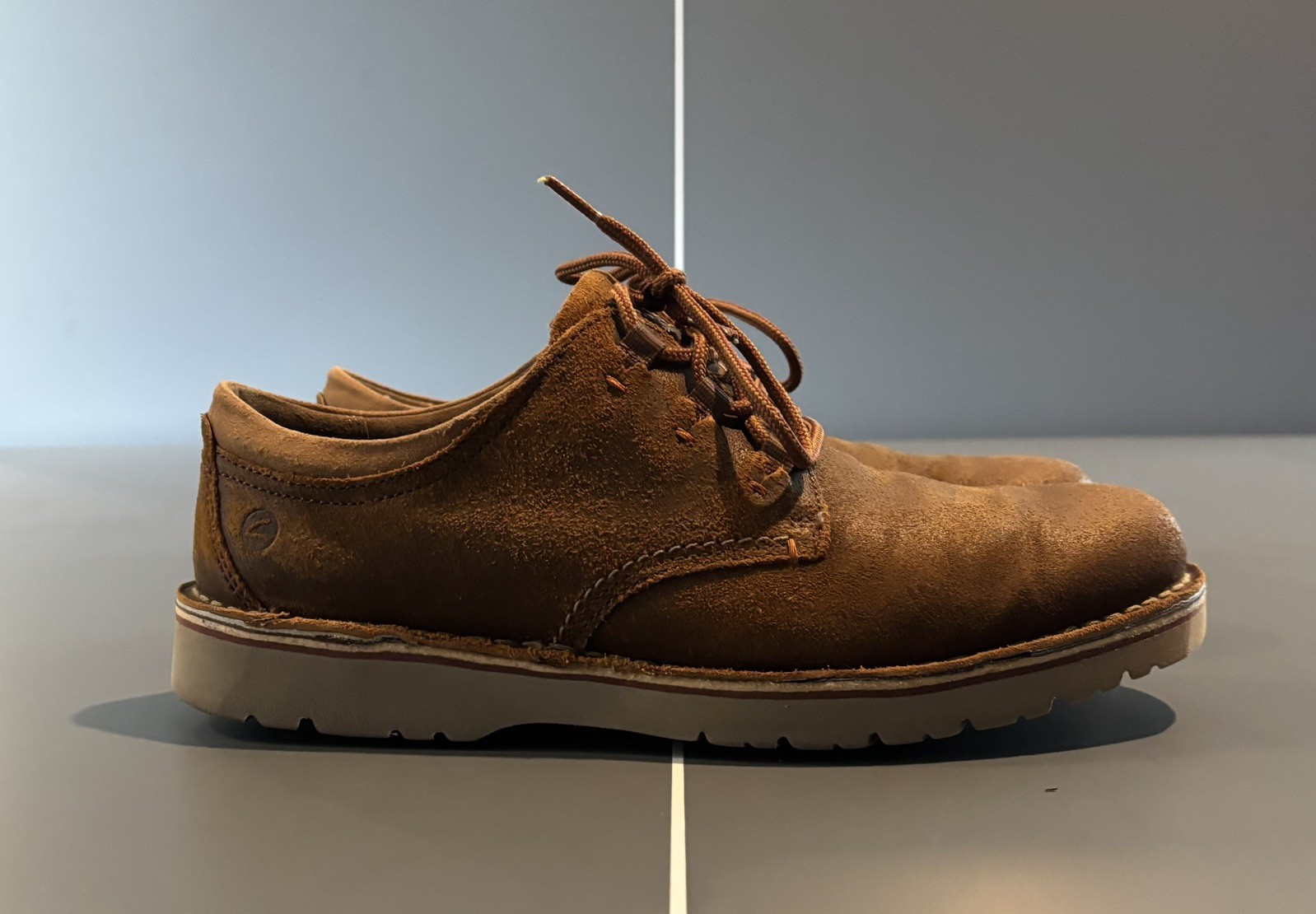 Clark’s Men’s Eastford Low Oxfords Dark Brown Leather Size 8.5 (Fits like 9.5)