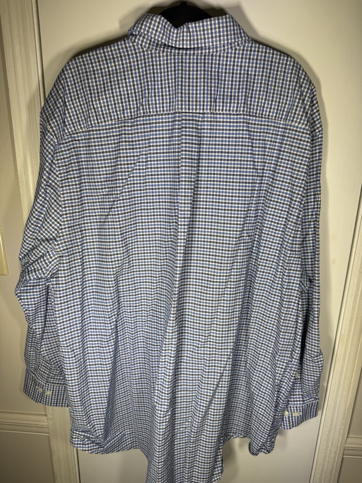 Brooks Brothers Men’s 3XL Blue/White Check Button-Up Shirt