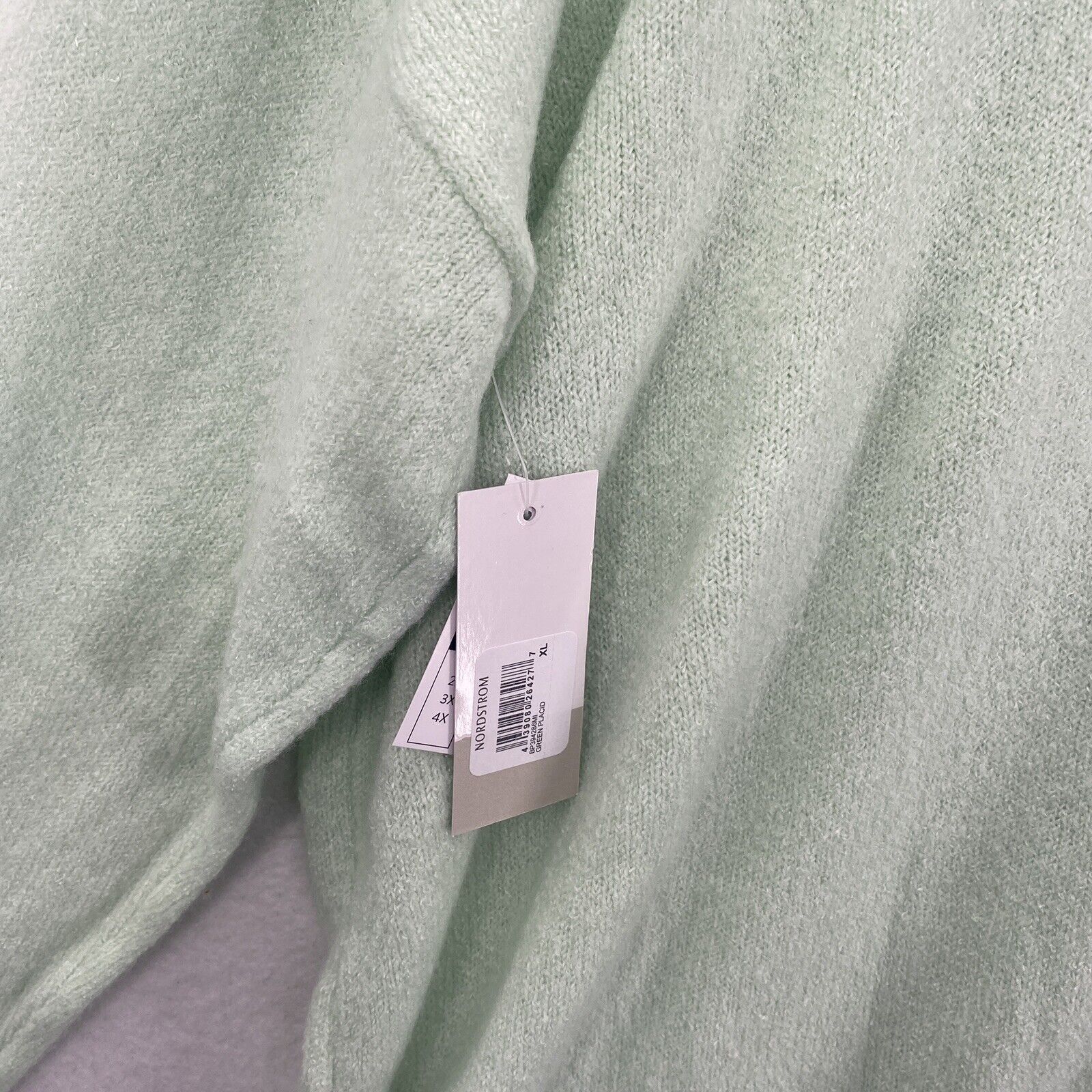 BP Sweater Womens XL Mint Green Acrylic Blend Pastel Academia Cozy Soft Girl NWT