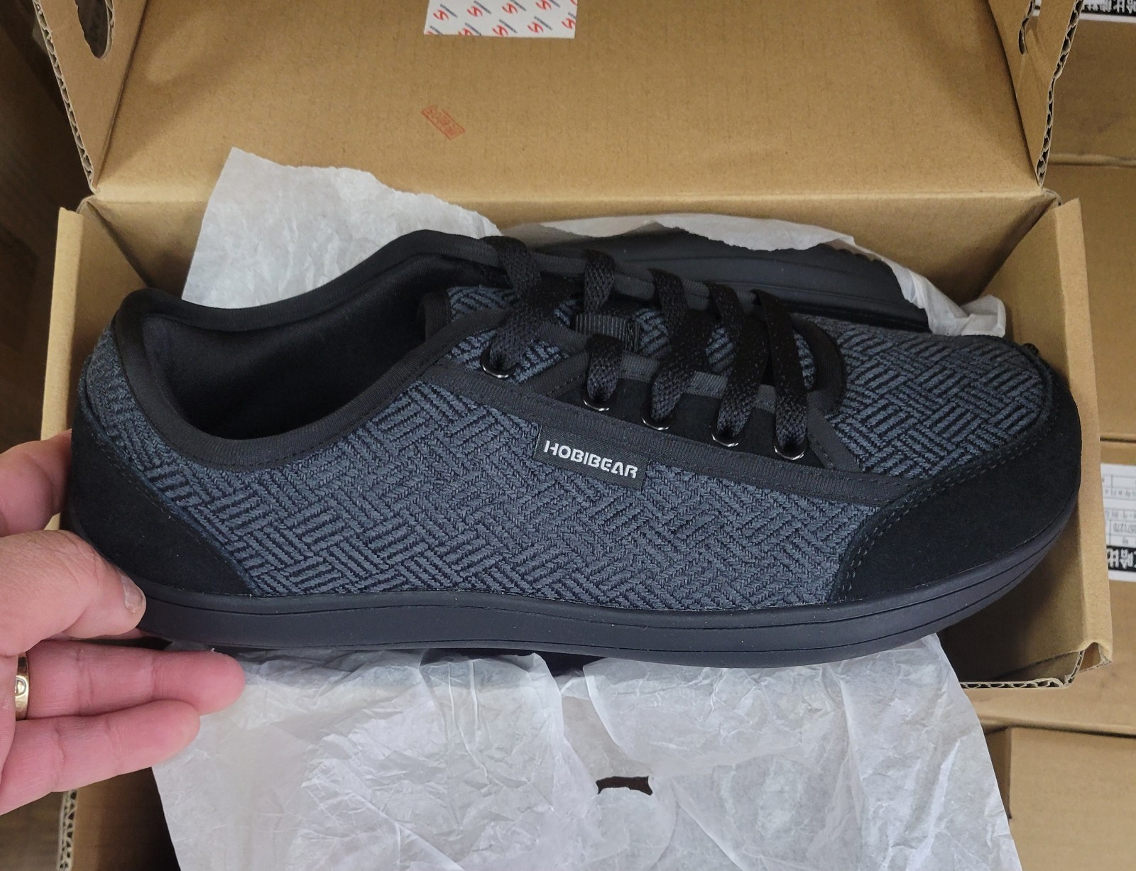 HOBIBEAR Barefoot Minimalist Black Women’s Shoes Size 42 / 11 BRAND NEW