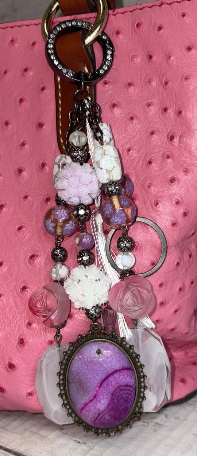 Purse Charm✨Bag Charm✨Bag Swag✨Handmade Bling Keychain✨Handbag Jewelry✨NWT