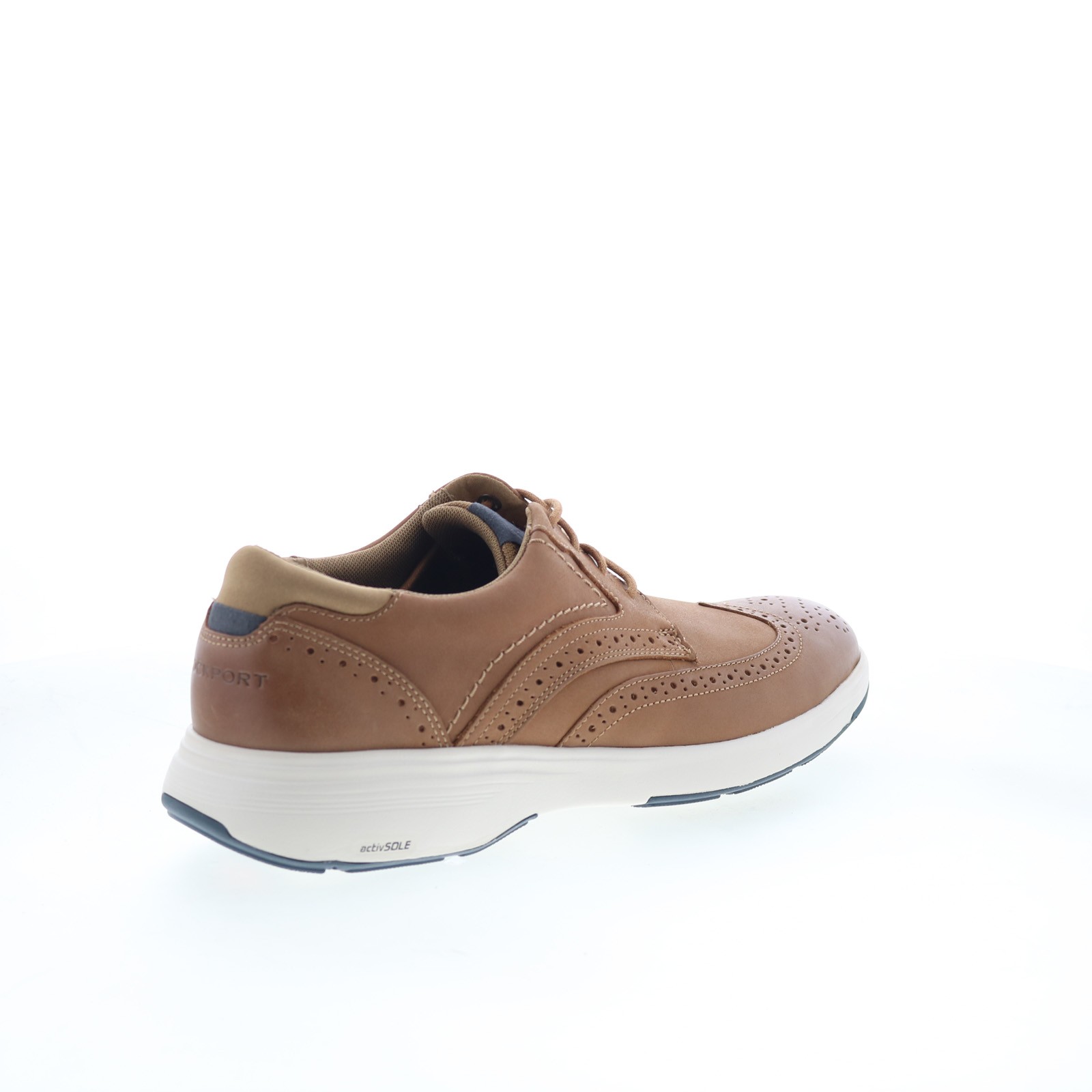 Rockport Noah Wingtip Mens Brown Oxfords & Lace Ups Wingtip & Brogue Shoes