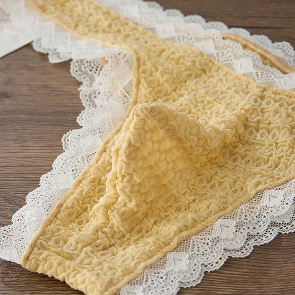 Sexy Intimate Wear Men’s Lace Briefs 90%Nylon+10%Spandex Lace Material