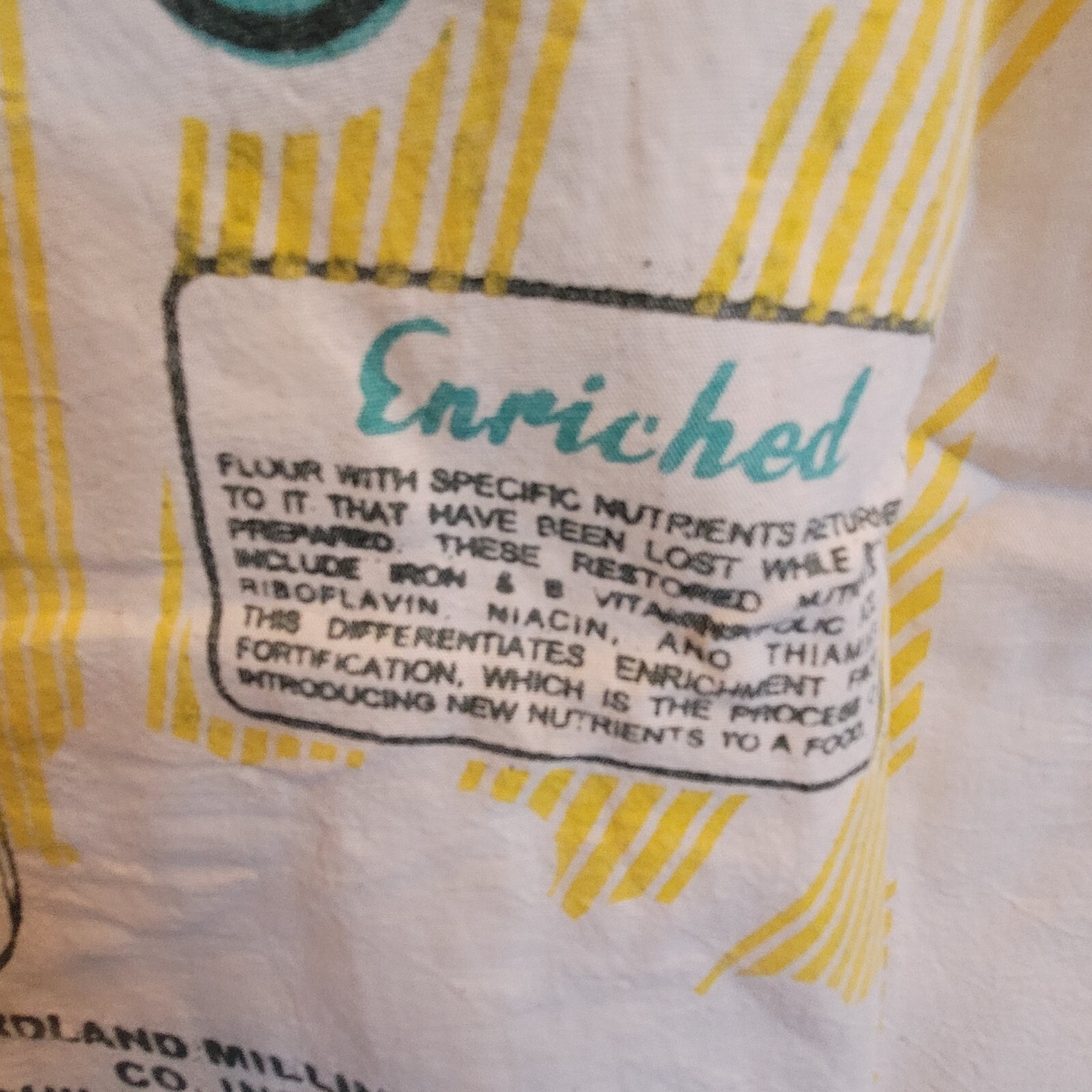 Flour Sack BALLOON Feed Sack Top T Shirt Vintage Look Cotton One Size TEE