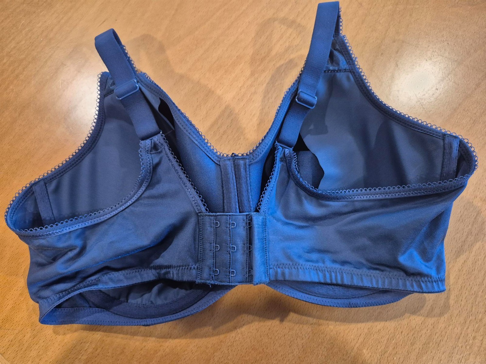 Wacoal 42DD Bra Blue Basic Beauty Spacer 853192 Underwire T Shirt Back Closure