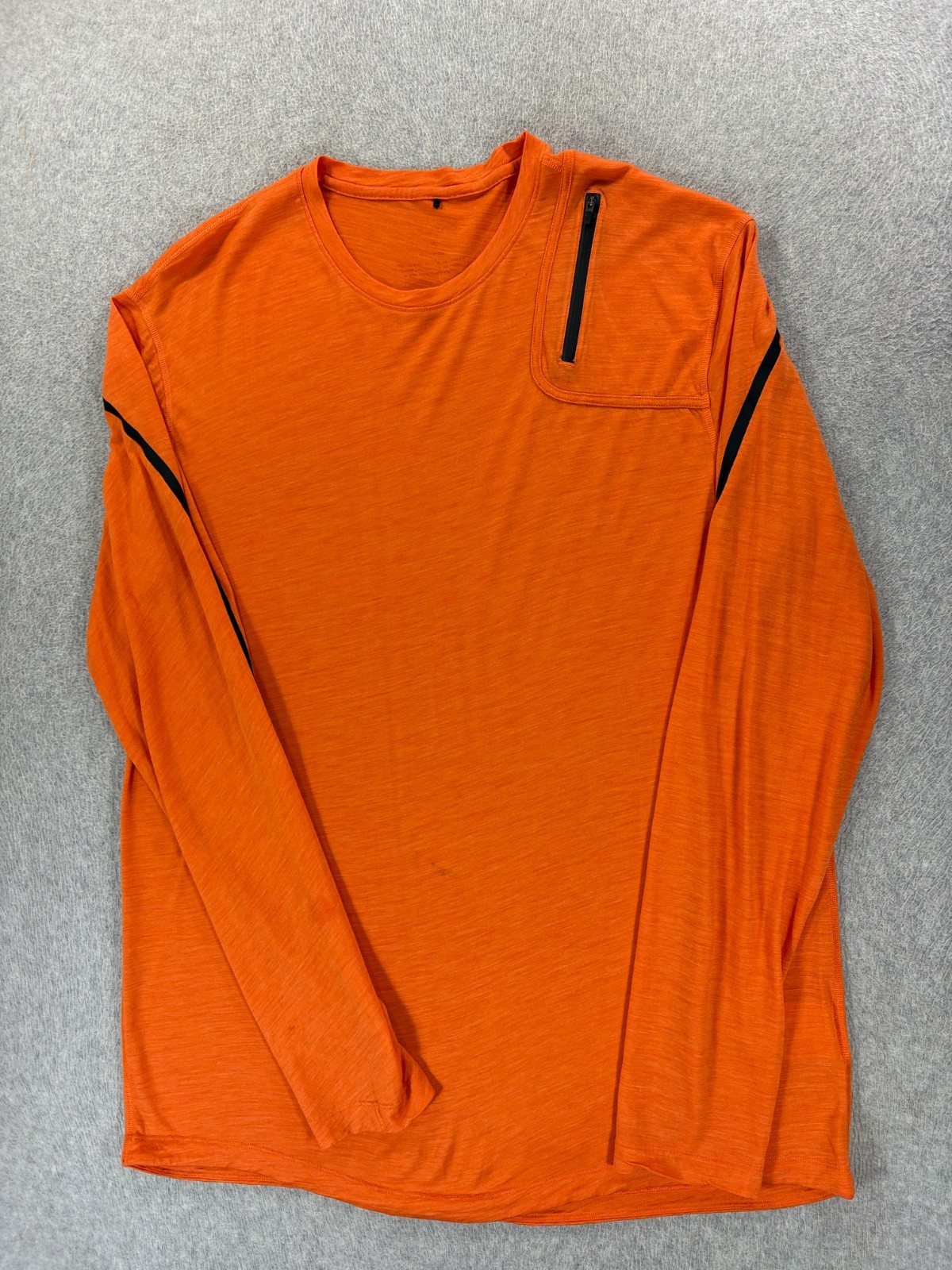 Paskho Merino Wool Long Sleeve Crew Base Shirt (Men’s 2XL) Orange