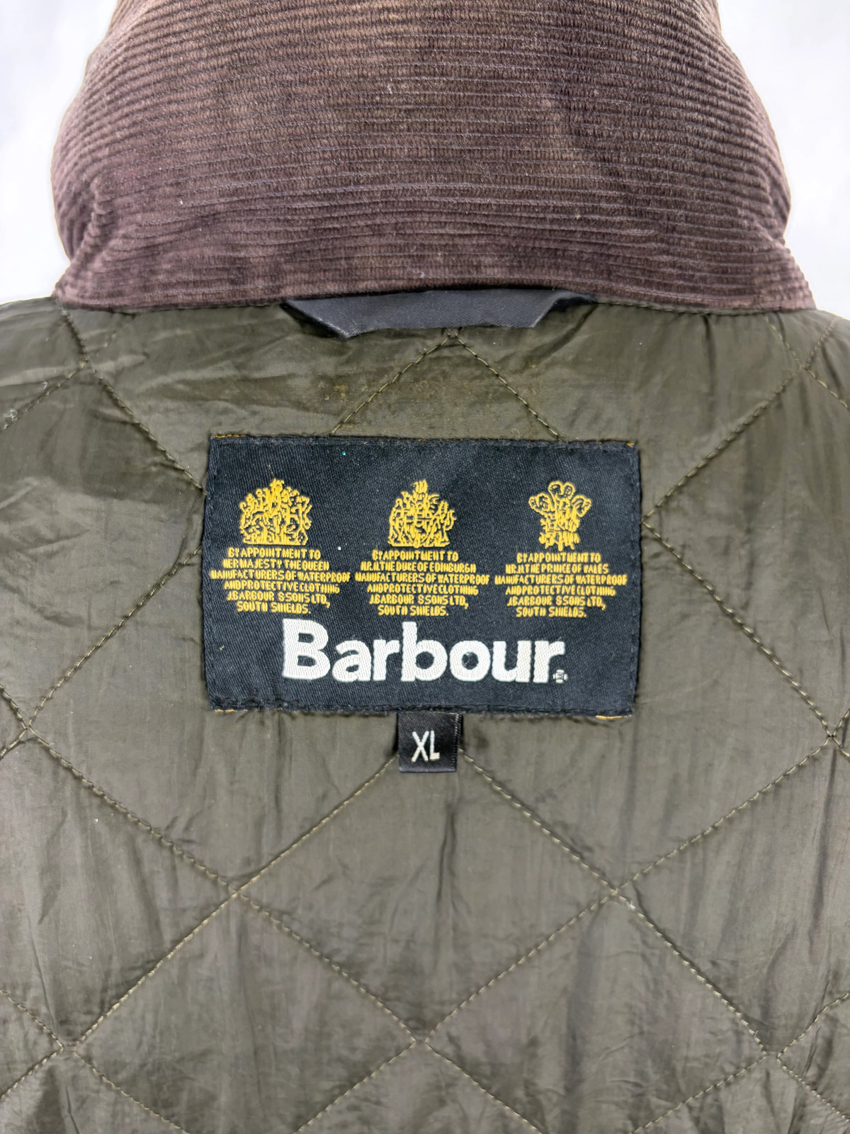 Barbour Mens Olive Green Xlarge Sapper Jacket – Man Olive Waxed Sapper…