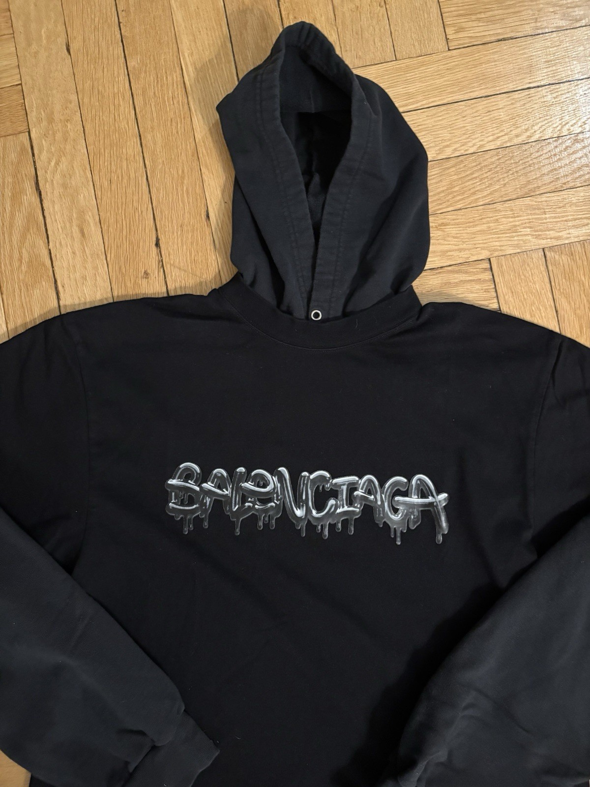 Balenciaga Drip Layered Hoodie Size Small