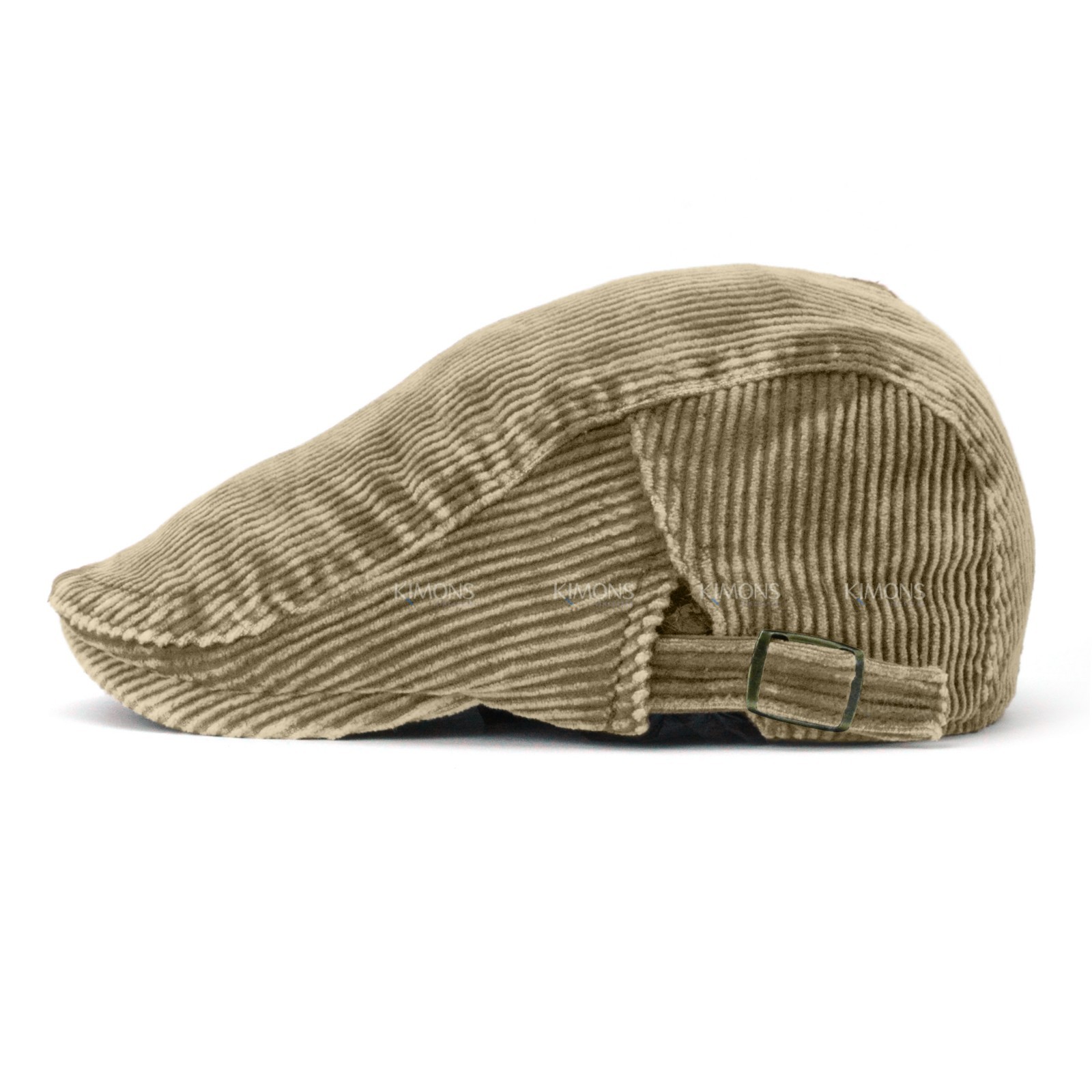 Premium Ribbed Corduroy Flat Cap Men’s Ivy Hat Vintage Gatsby Newsboy Golf Hat