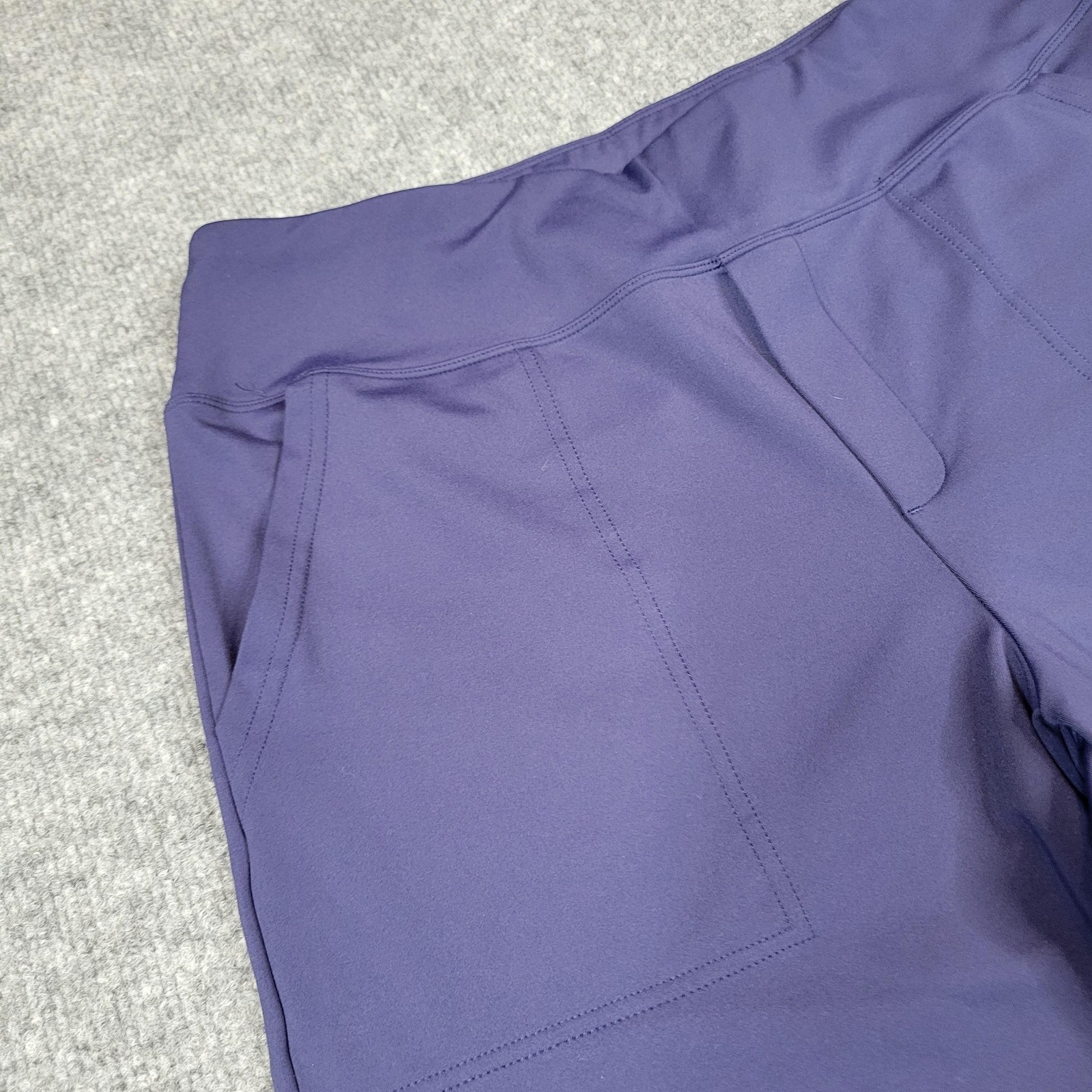 G4Free Pants Womens Large Blue Wide Leg Pull On Stretch Travel Lightweight Yoga