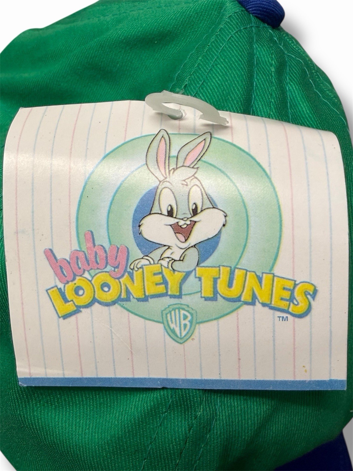 Vintage 90s Baby Looney Tunes Taz Youth Snapback Hat Warner Bros NOS Warner Bros