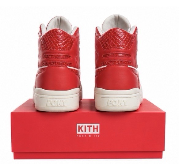 Kith x Pony M110 Ronnie Fieg Men’s Red Sneakers Size 13 Great Condition New York