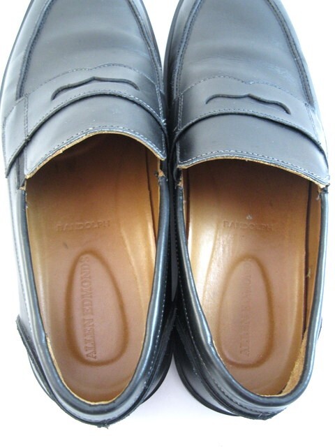 Allen Edmonds “RANDOLPH” Leather Penny Loafer Dress Sneakers 9 EEE Black (488N)