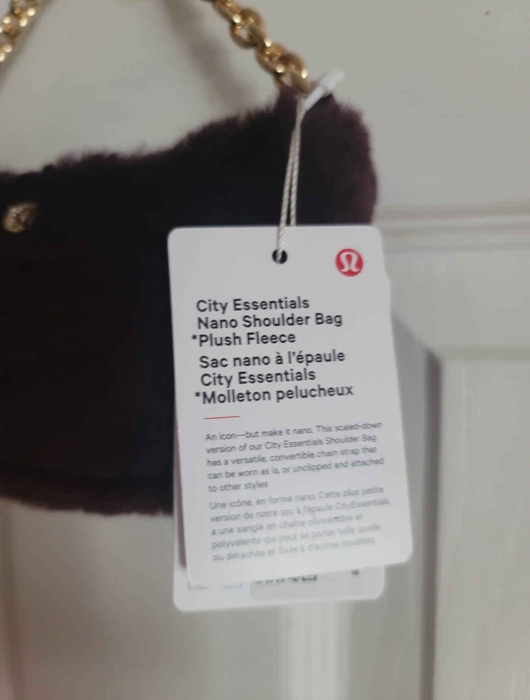 Lululemon Nano Shoulder Bag Plush Fleece