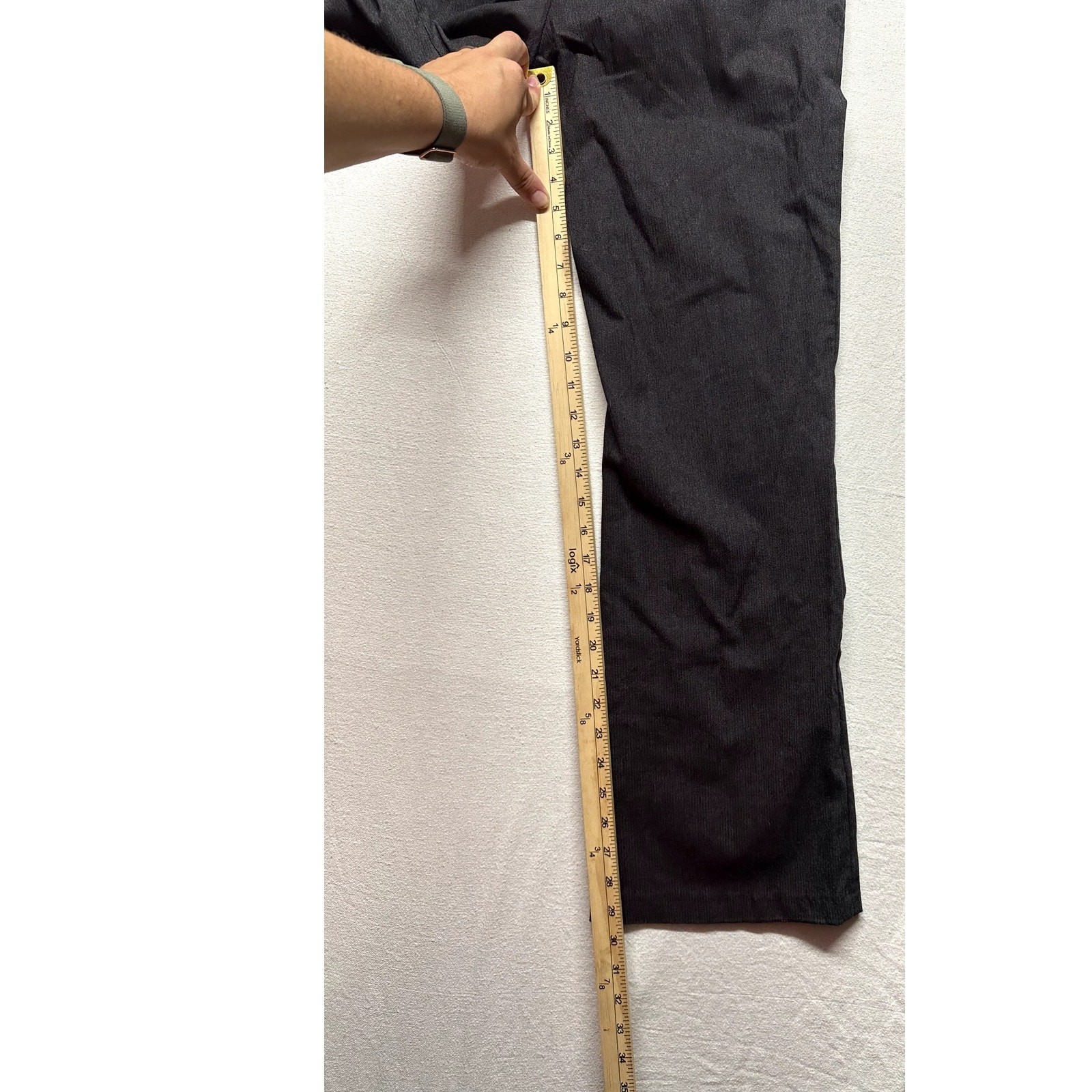 Dalia Collection Charcoal Gray Dress Pants Wide Leg