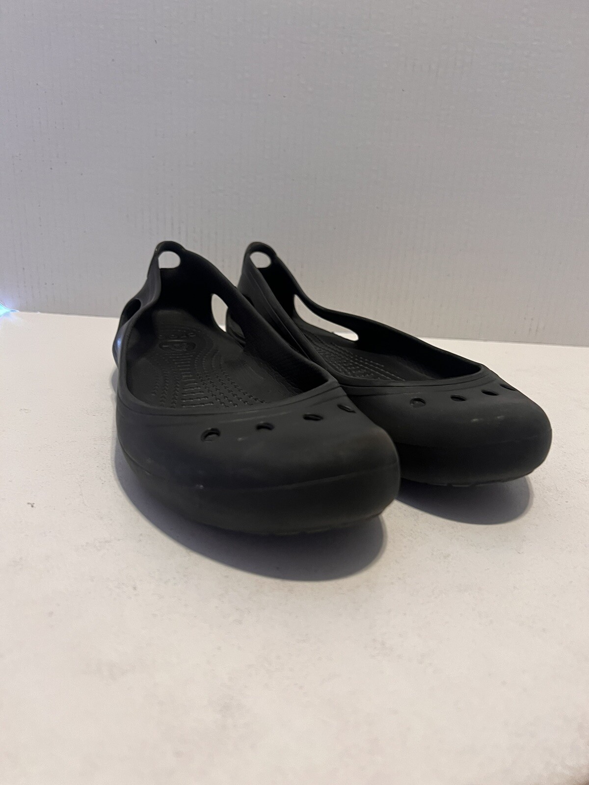 CROCS Women’s Size 9 Shoes Flats Slip On Kadee Mary Jane Round Toe Black Water