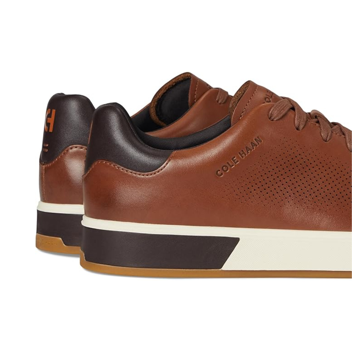 Cole Haan Men’s Grandpro Angleace Brown Leather Sneakers Size 10.5M EU 43.5