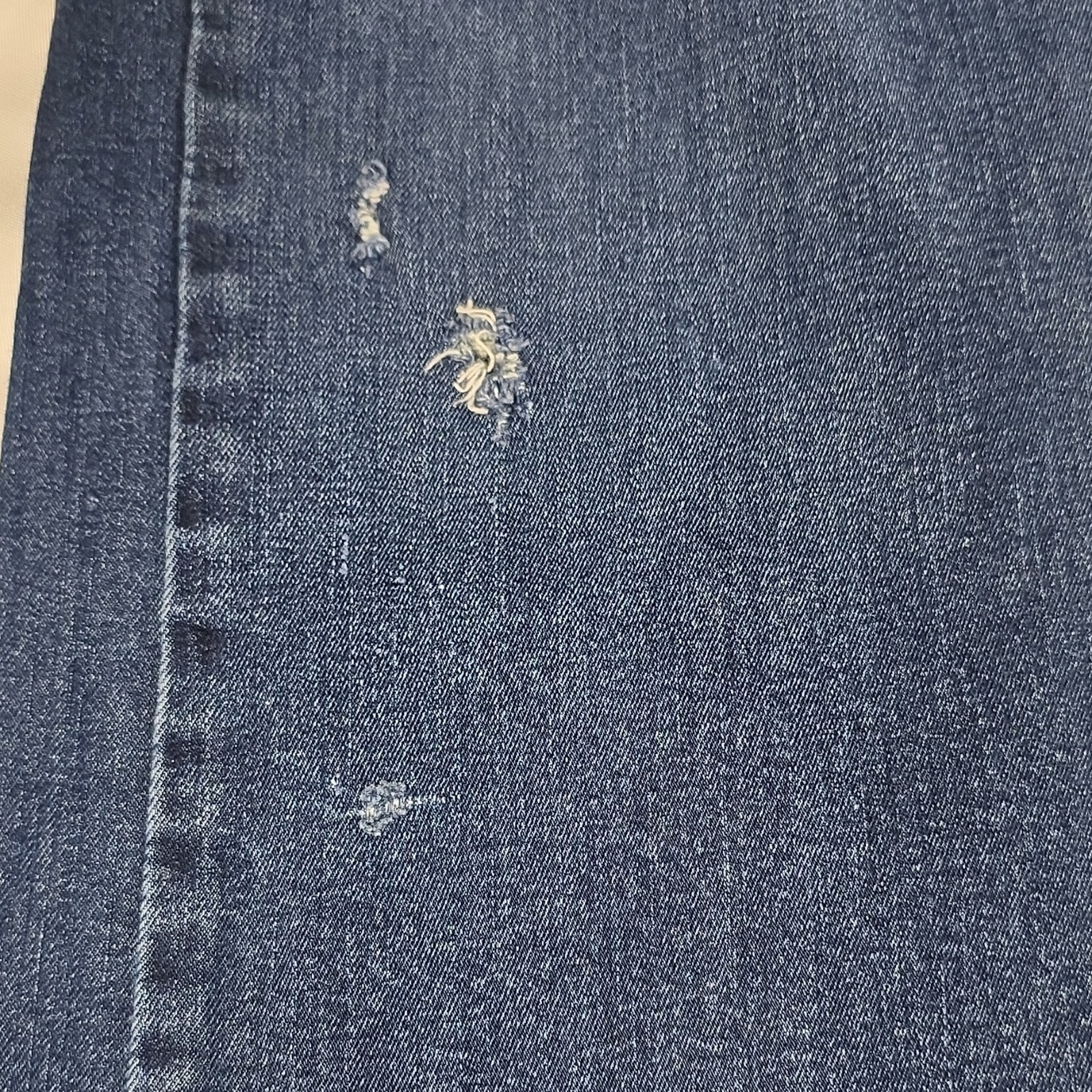 Signature by Levi Strauss & Co. Medium Wash Blue Straight Jeans Button
