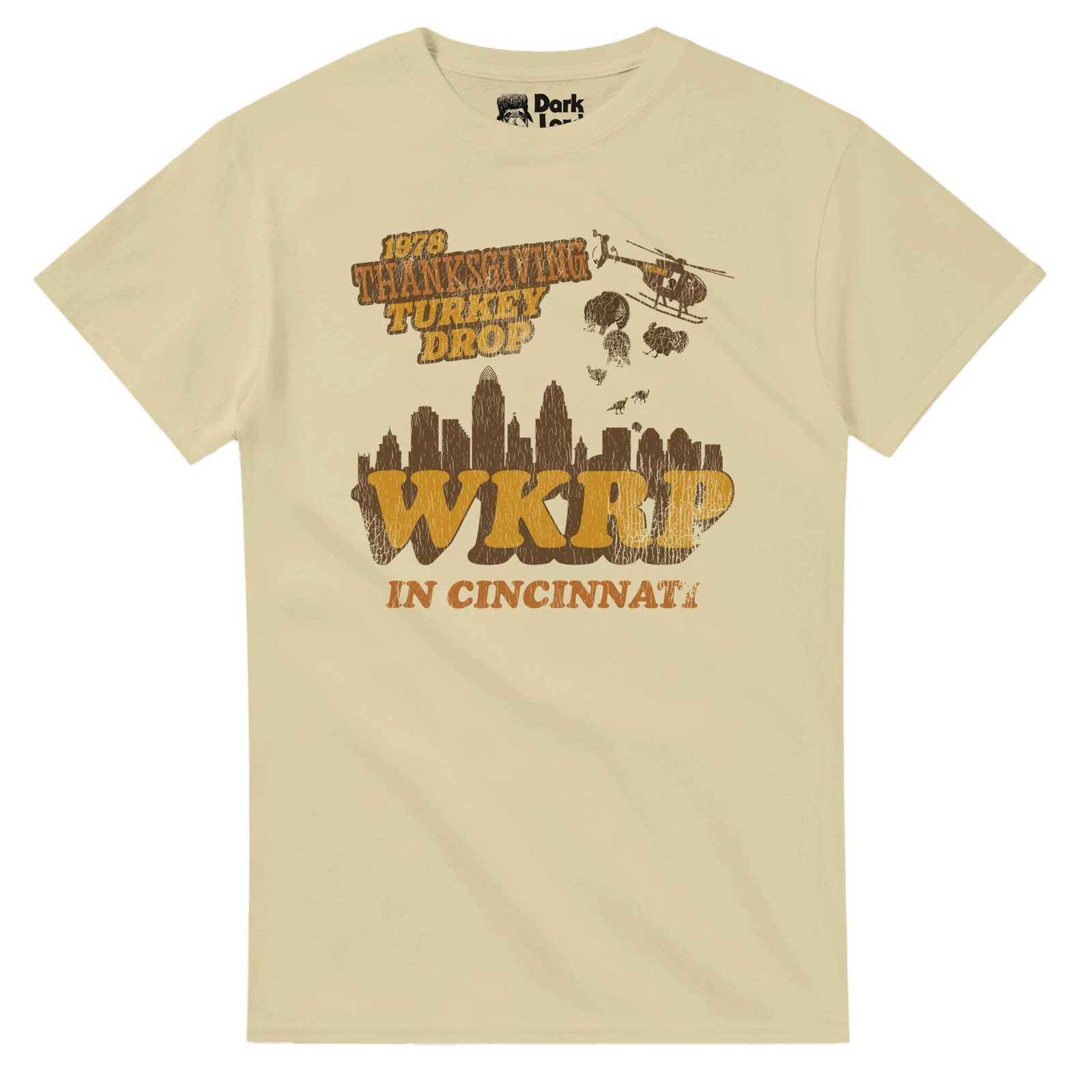 WKRP In Cincinnati Thanksgiving Turkey Drop T-Shirt