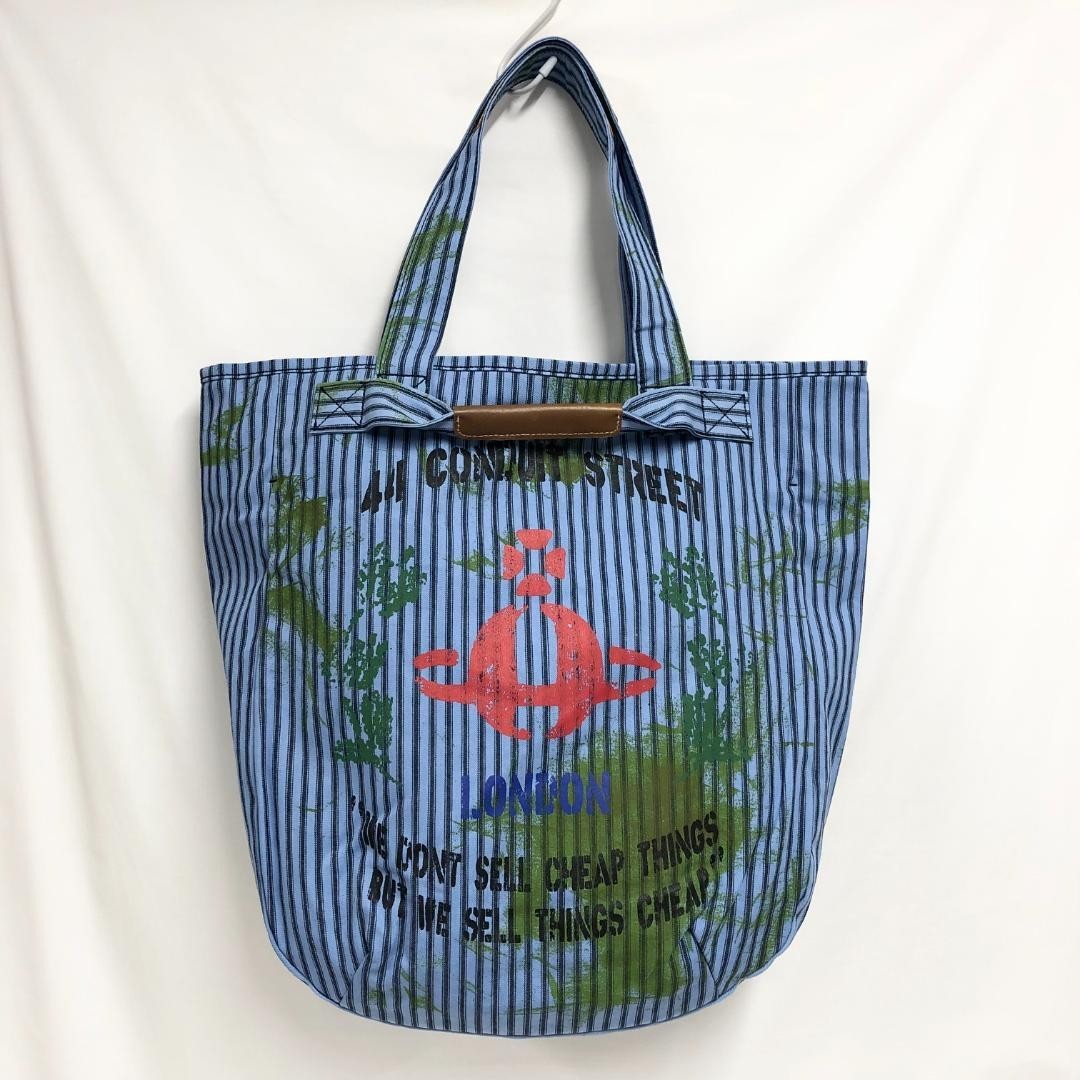 Brand new, unused Vivienne Westwood tote bag, size M, blue 38cm×45cm