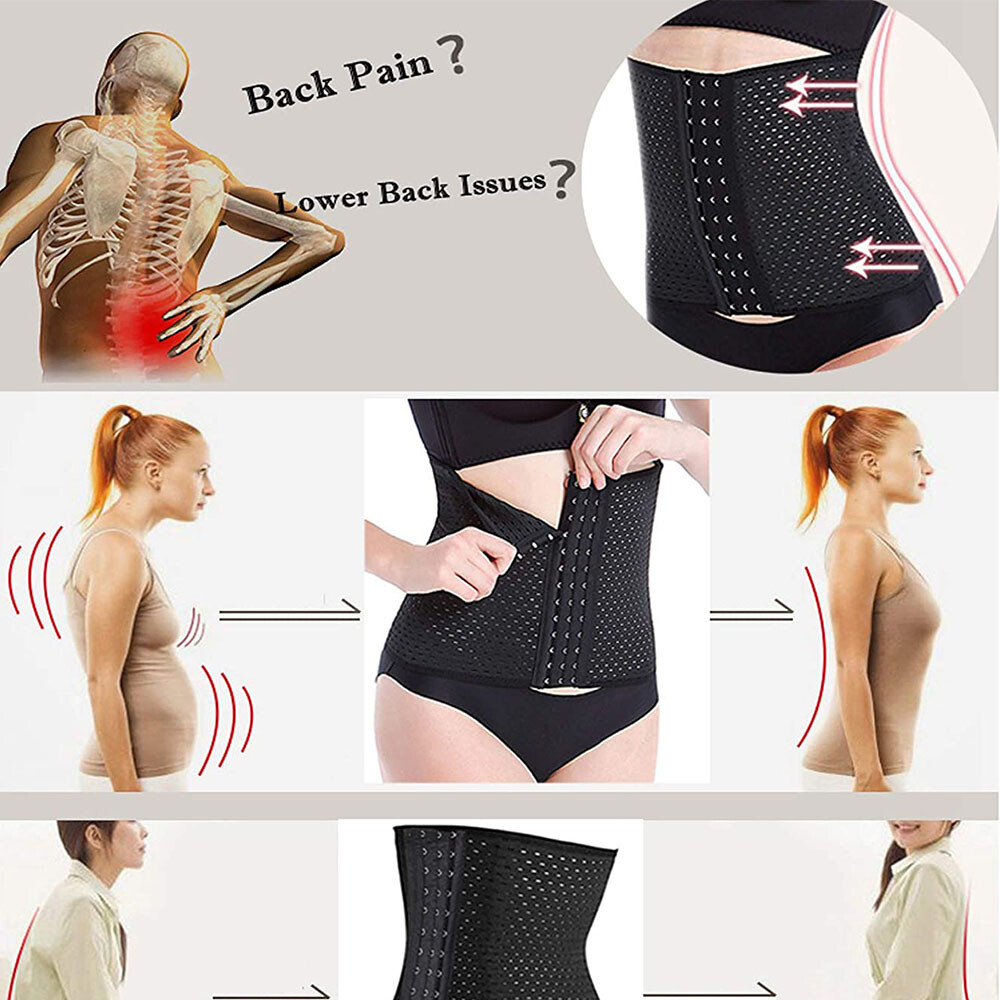 Corset Waist Trainer Training Shaper Body Shapewear Underbust Cincher Tummy Belt