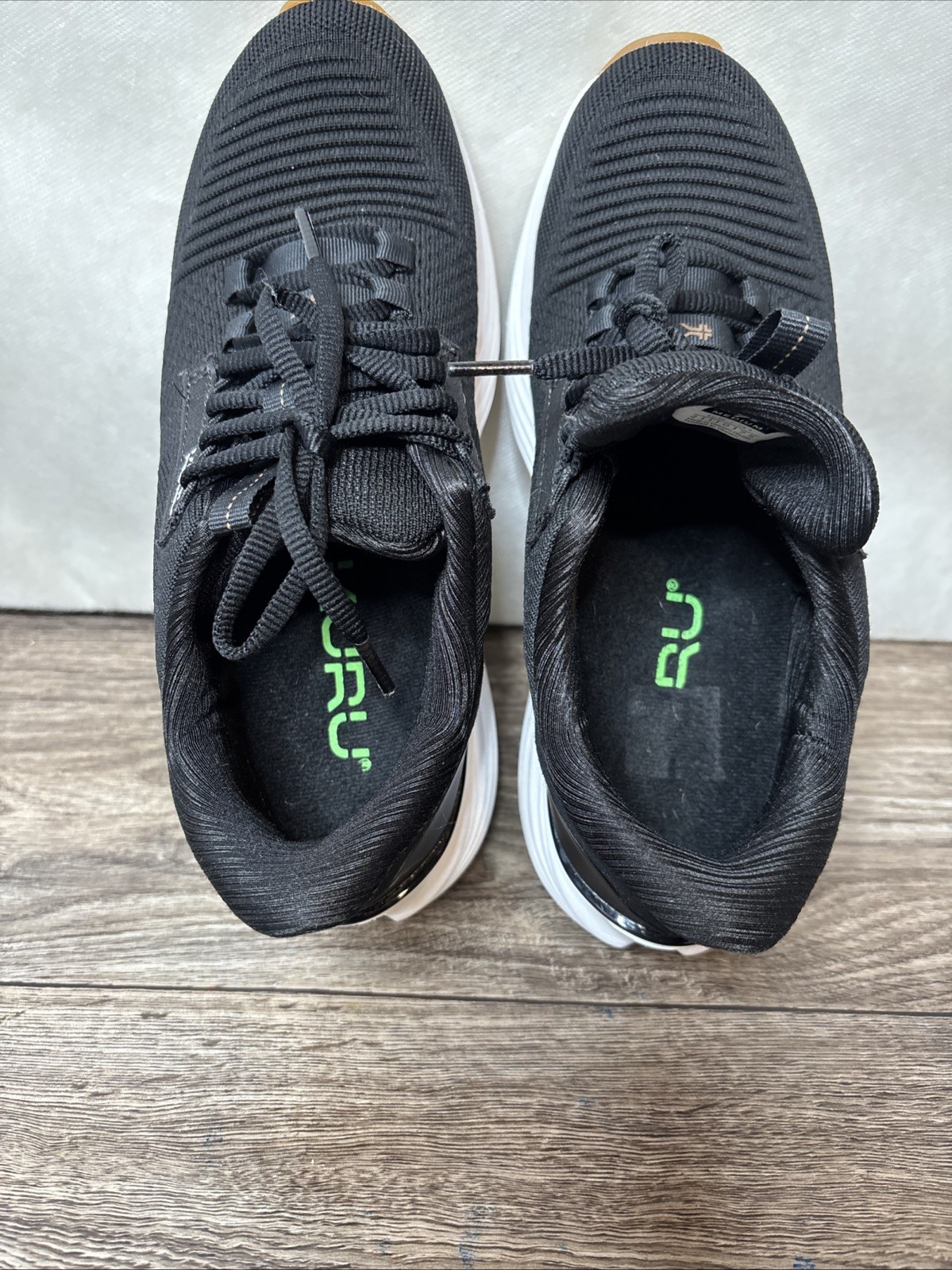 Kuru Atom 2 Womens Size 7.5 M Black Athletic Running Walking Shoes Sneakers