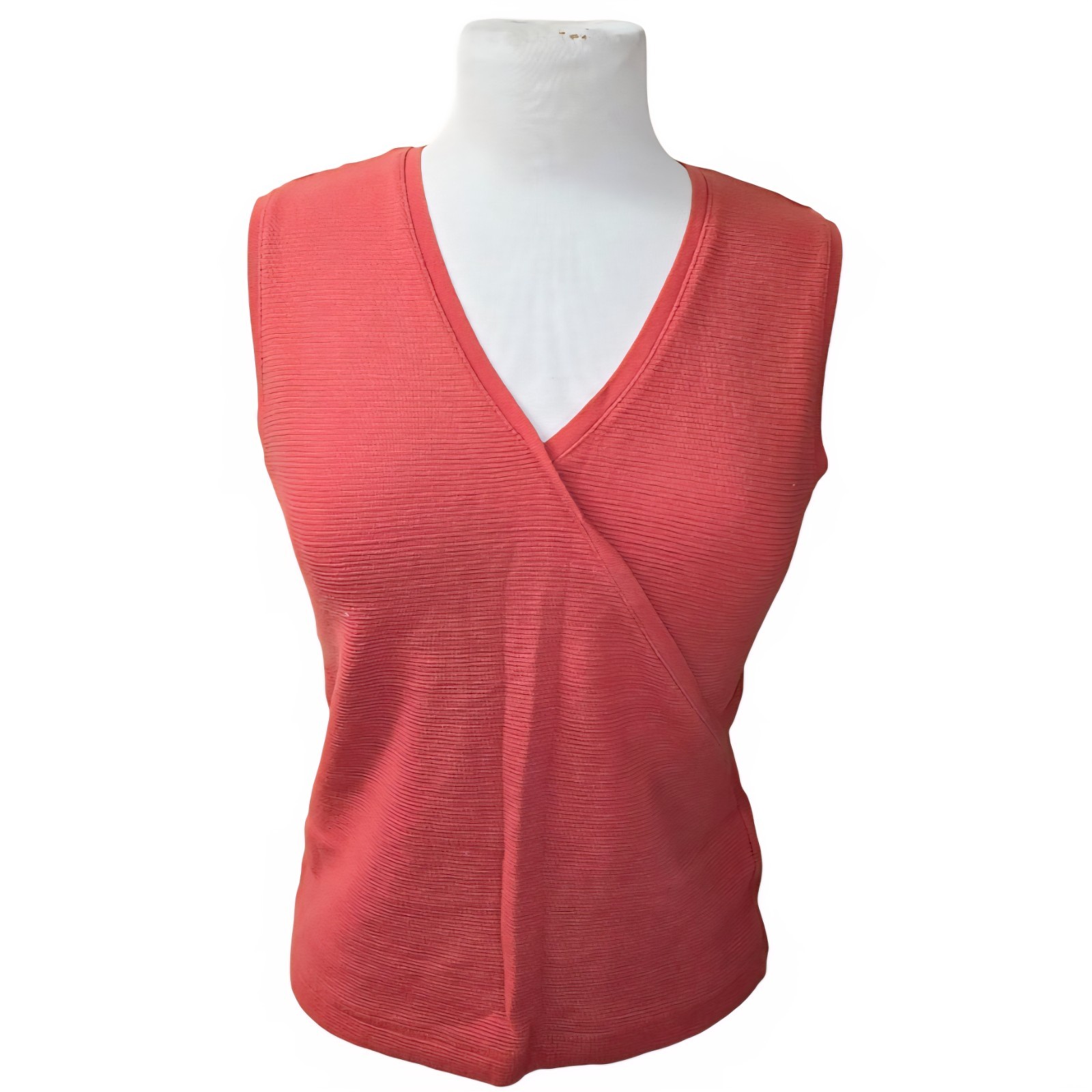 White Stag Salmon Pink Sleeveless Tank Blouse For Women Size M