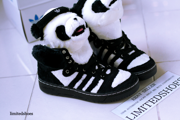 ADIDAS ORIGINAL JEREMY SCOTT JS PANDA BEAR U42612 poodle teddy multi pink camo