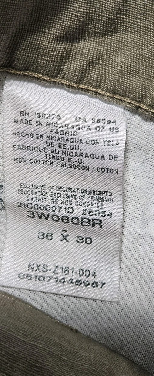 Wrangler RIGGS Workwear Men’s Ripstop Ranger/ Relax Fit 36×30 Cargo Pockets