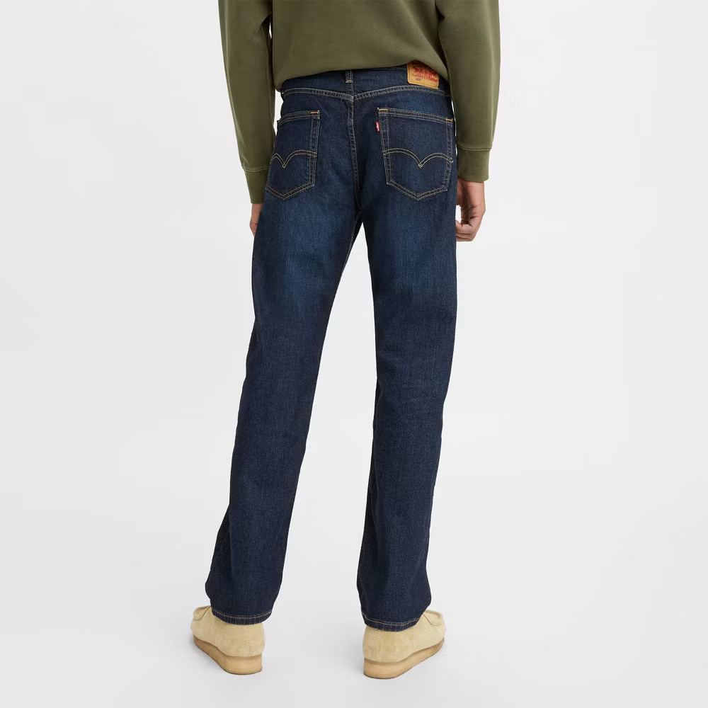 Levi Men 505 Regular Fit Straight Jeans – Dark Wash 30×30