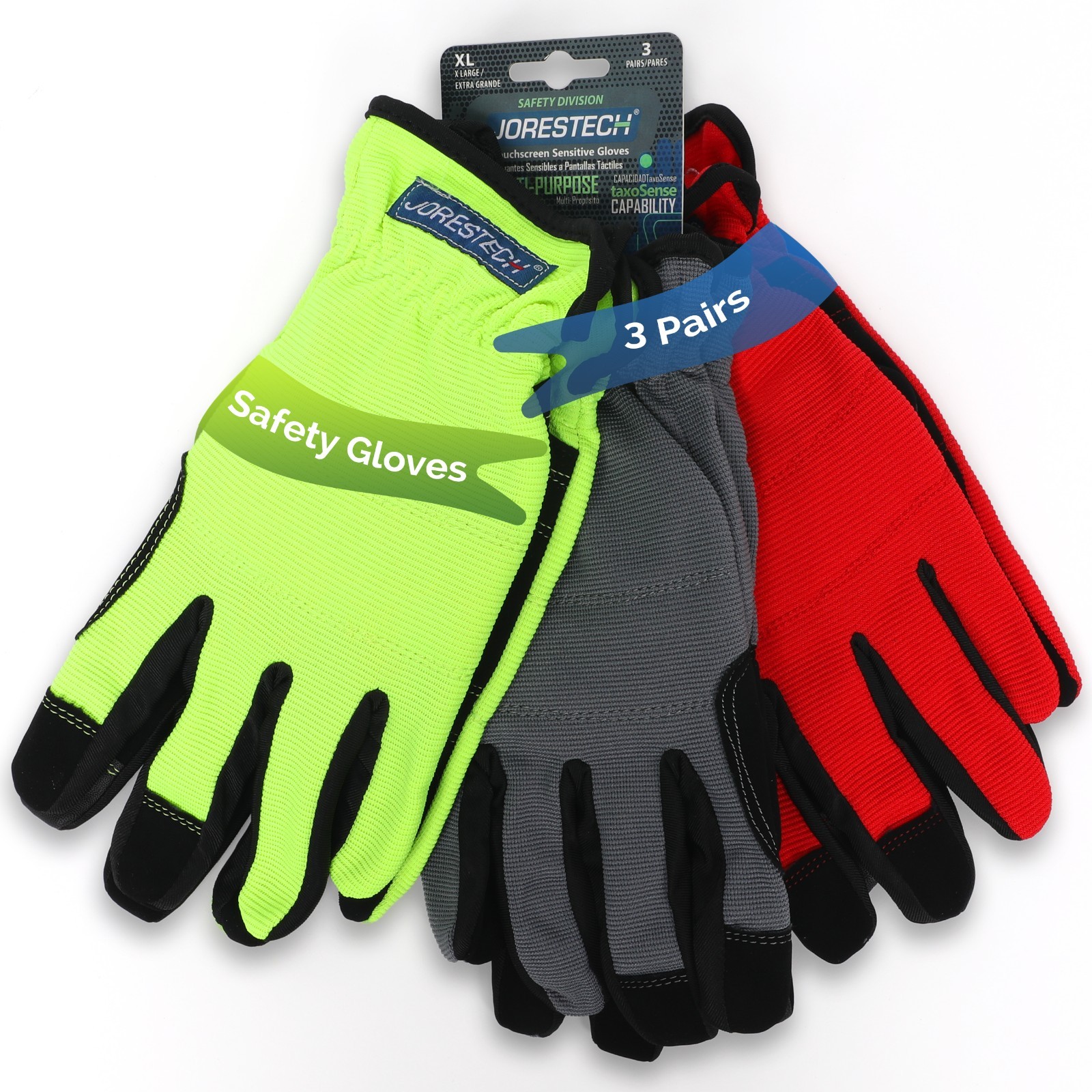 Jorestech All Purpose Mechanics Gloves- Great High Dexterity Gloves