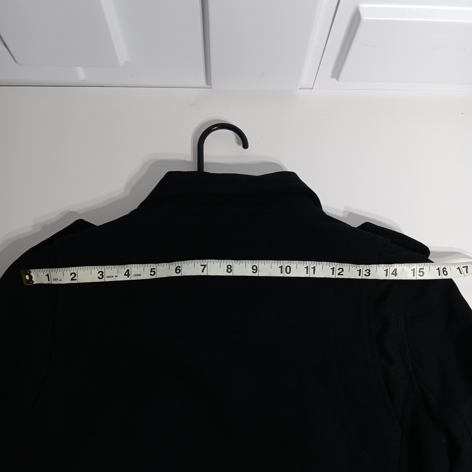 Blank NYC Crepe Moto Jacket Biker Zip Snap Adjust Belt Black Size S