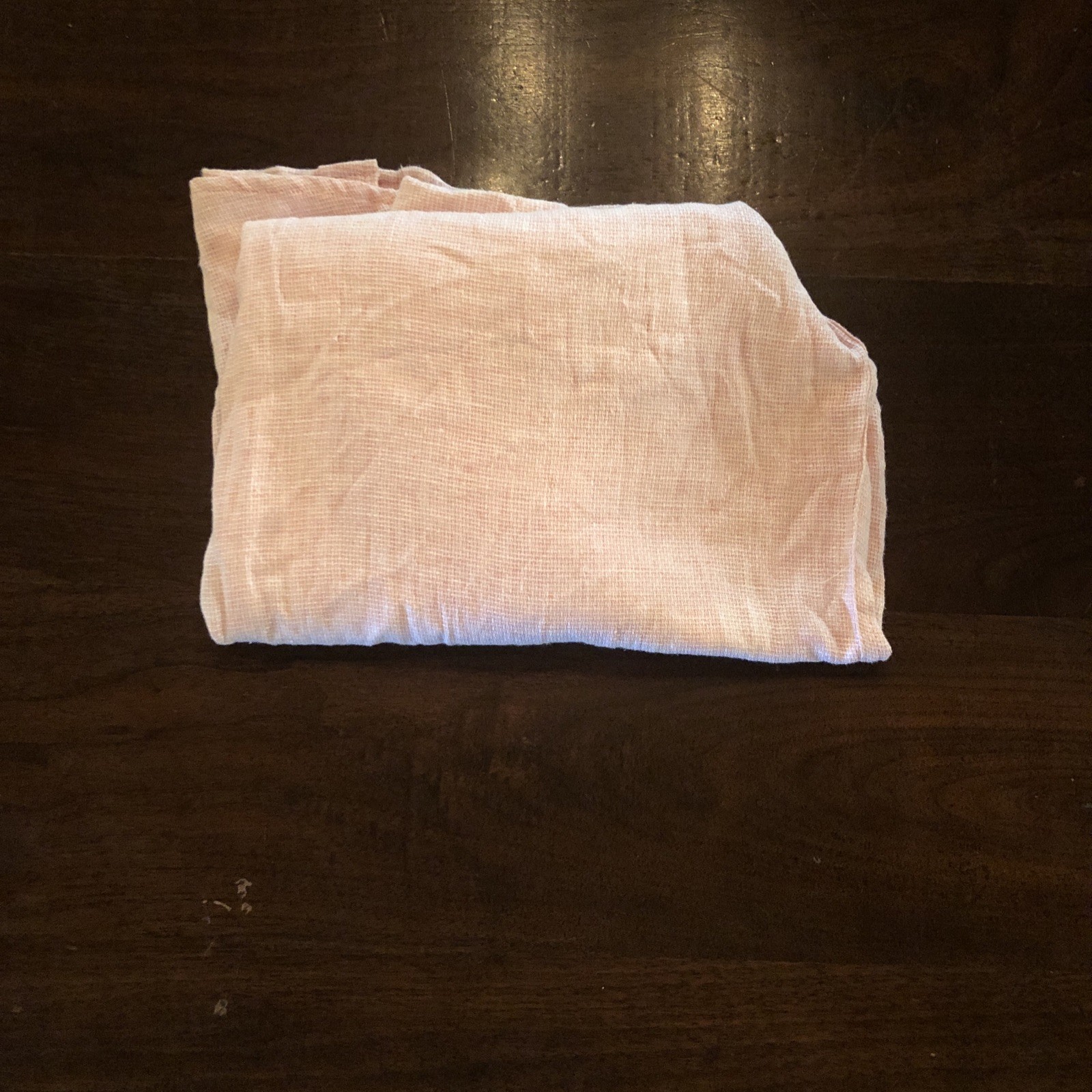 Montauk Linen Essex Crossing Shirt Men Medium M Pink Button Up Short Sleeve Pink