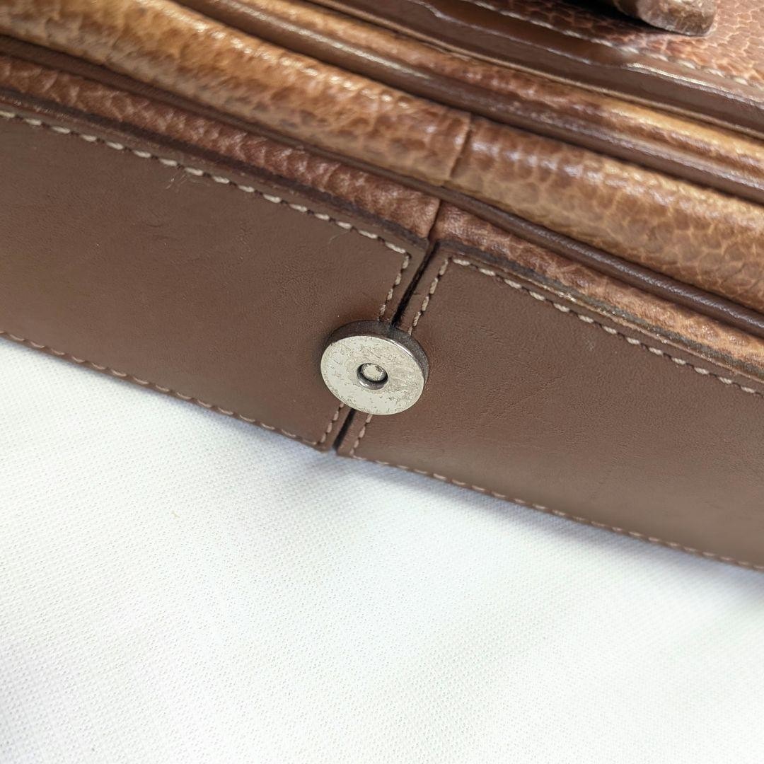 Courreges Brown Messenger Bag 9.8 inches