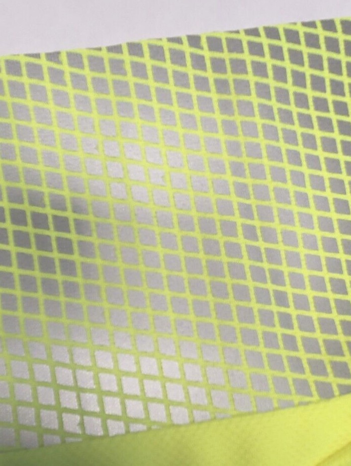 High Visibility Breathable Checker Board Reflective Tape T-Shirt Free Shipping