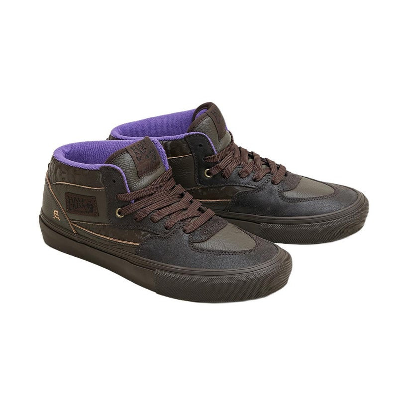 Evisen X Vans Skate Half Cab Brown VN0A5FCD8ZM Men’s Size