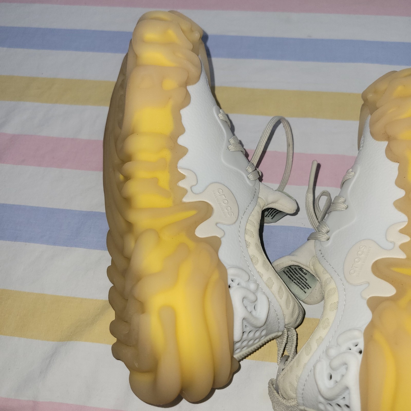 Size M4 / W6 Crocs Pollex Juniper x Salehe Bembury Tahini 100% authentic CLEAN