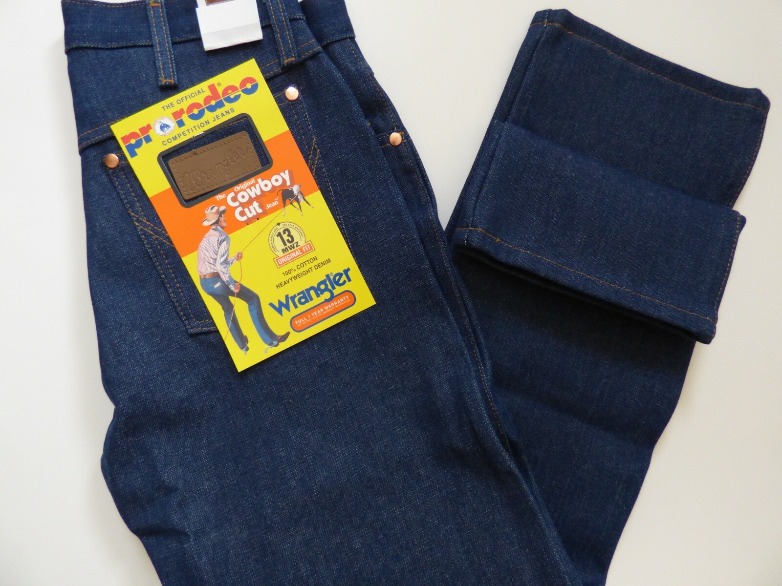 Men’s Rigid Wrangler Cowboy Cut 13MWZ Original Fit Jeans – Rigid Indigo