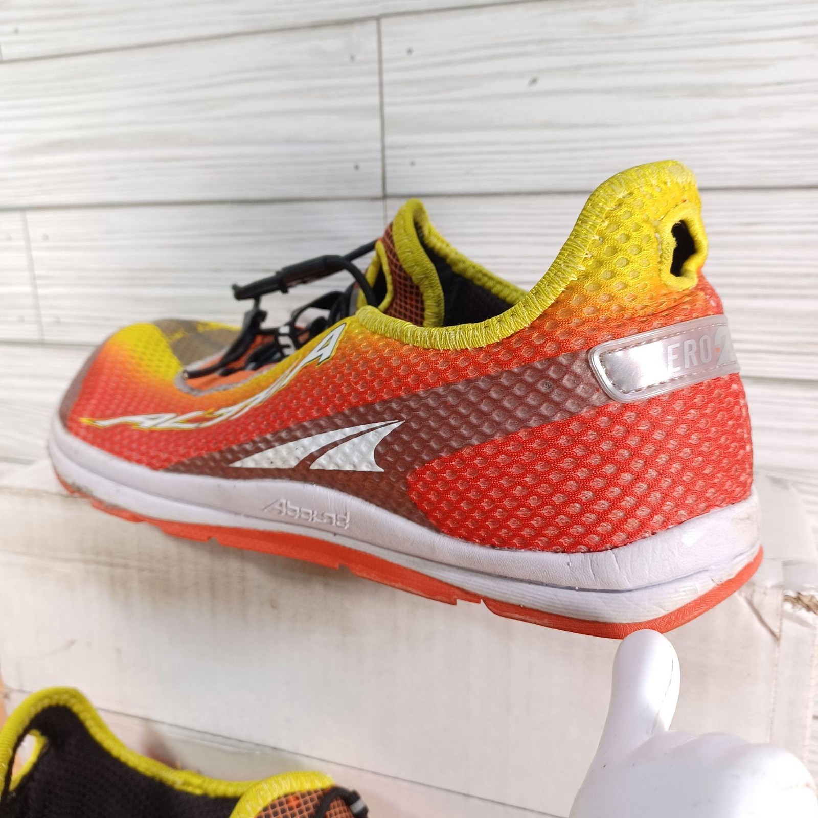 Altra 3Sum Shoes Mens Size 10 Contour Footbed Orange Running Low Top Zero Drop