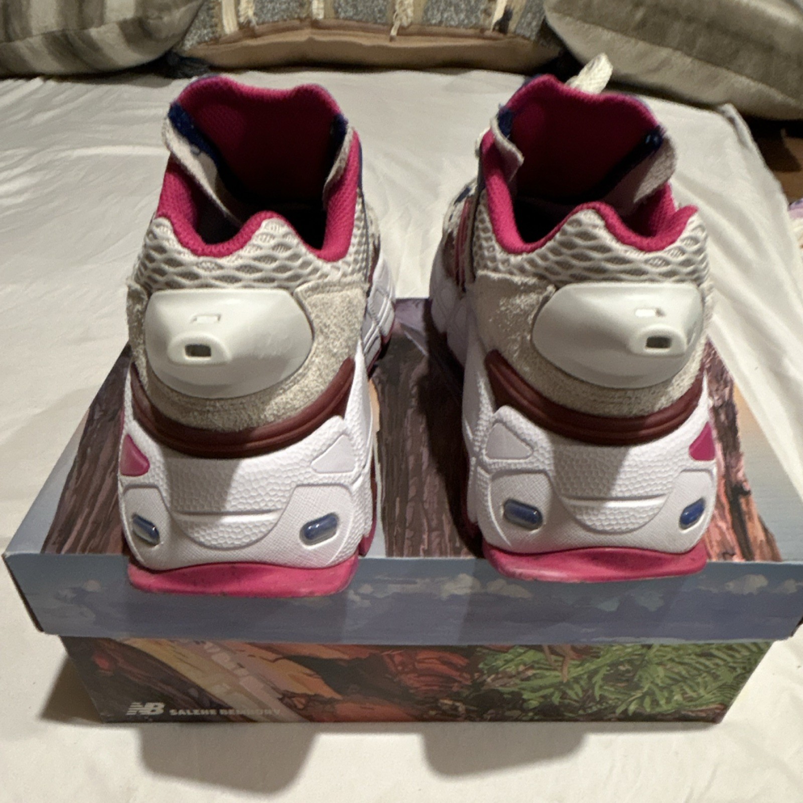 New Balance Salehe Bembury 574 YURT Workwear White/Pink MS574YSA