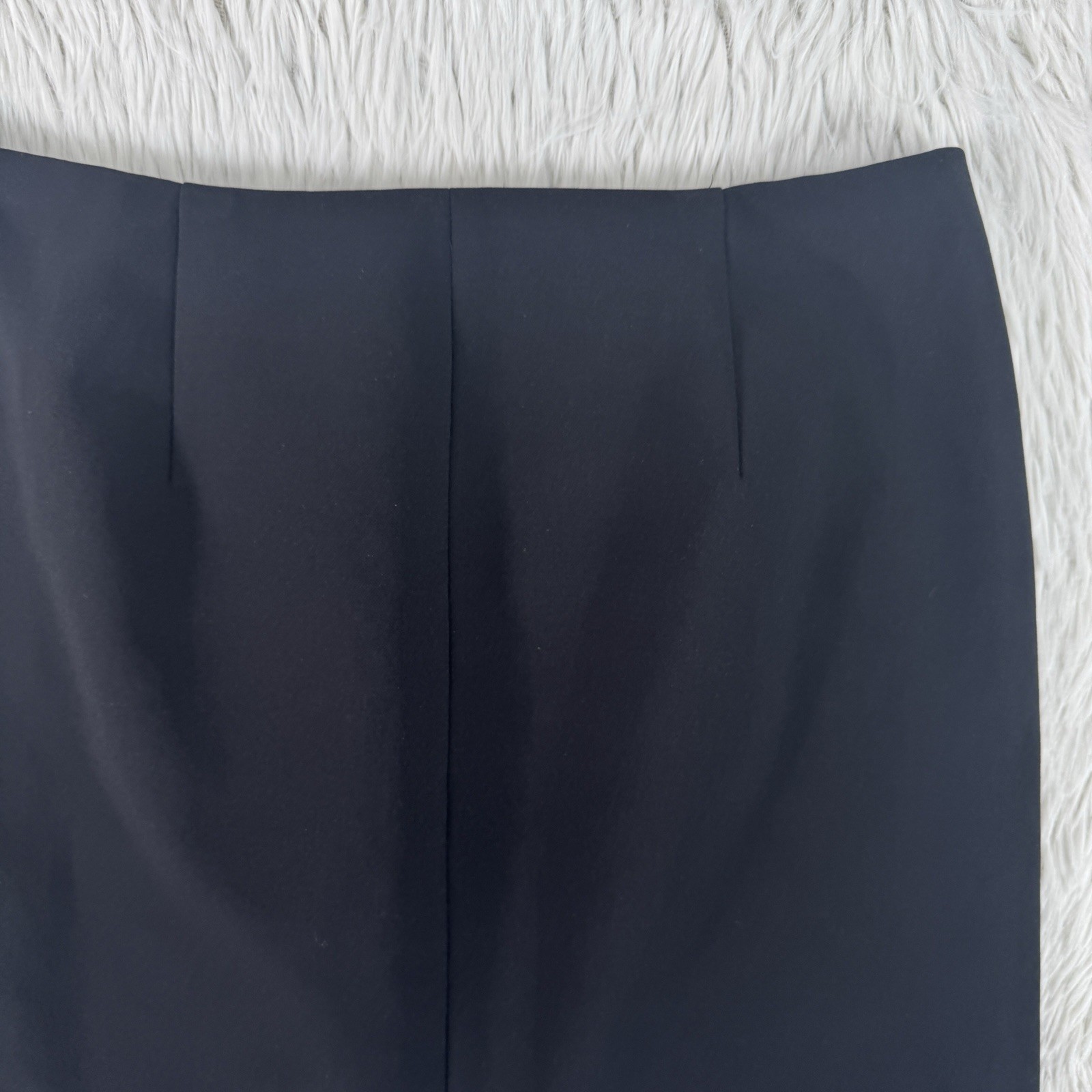 Madewell Ignition Black Zipper Accent Asymmetric Mini Wrap Skirt Women’s Size 4