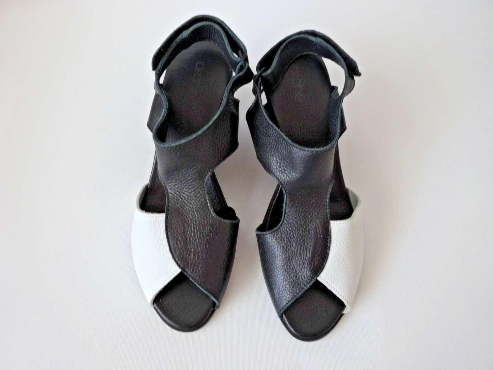 Arche Egwaly Leather Wedge Sandal US-8M EU-39M Made in France