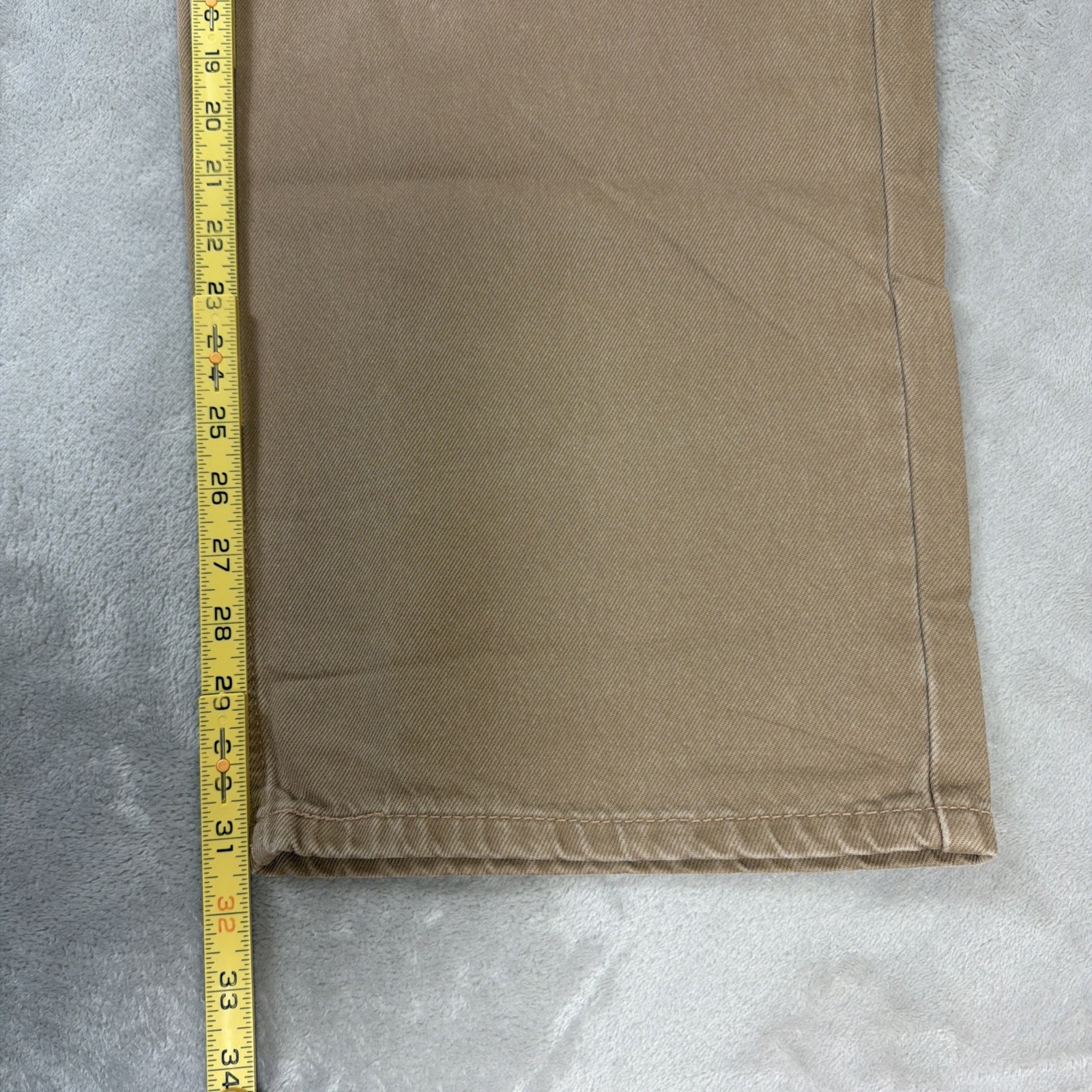 Levi’s 578 Baggy Denim Jeans Men’s Size 36×32 Tan/Khaki Cotton