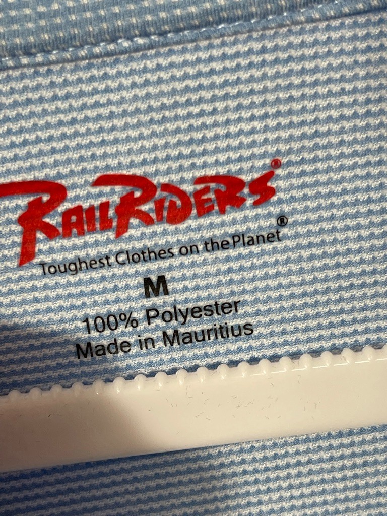 RailRiders Sahara Sun Hoody NWT Mens M Blue Mini-Check MSH12 UPF 30+ MSRP $89