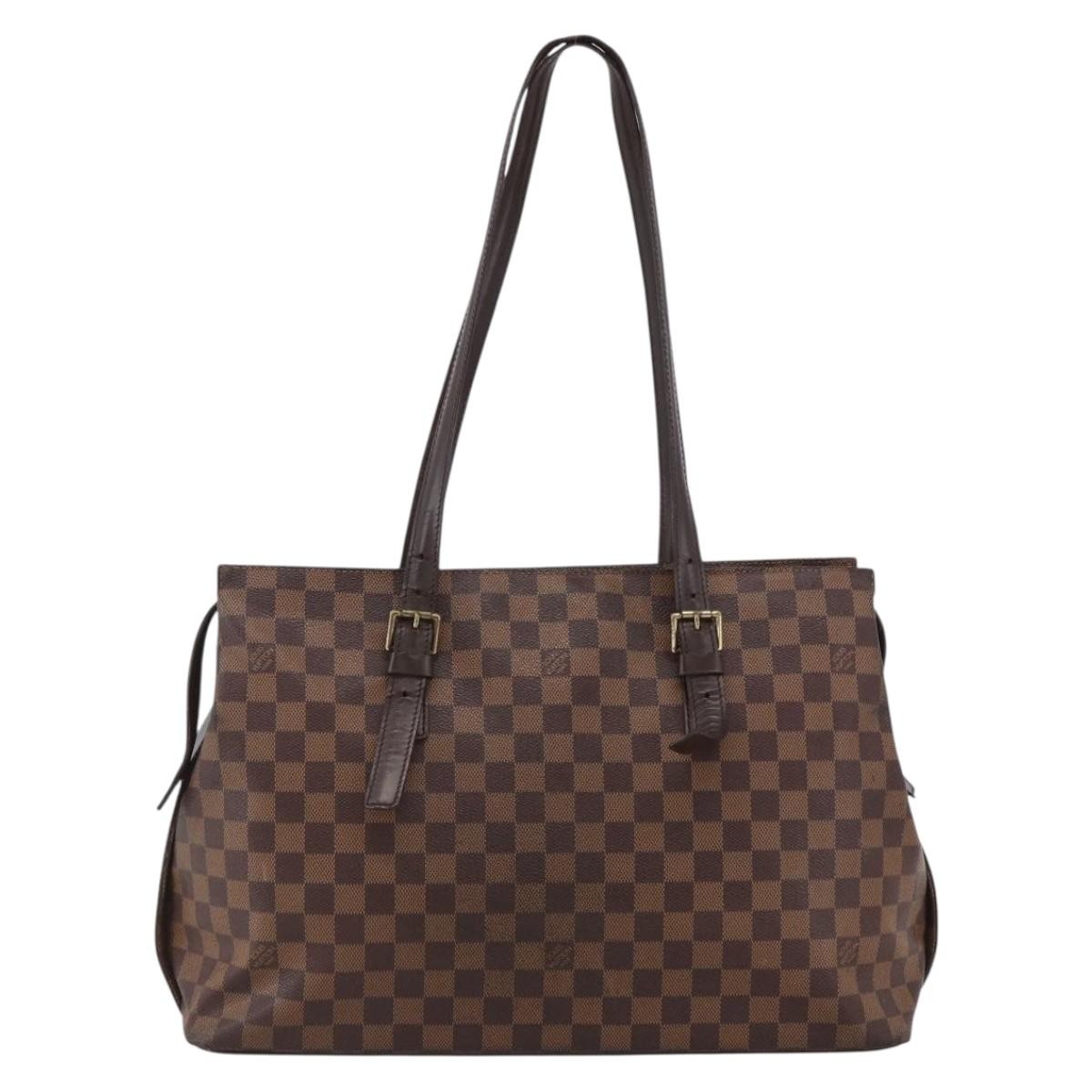 LOUIS VUITTON Damier Ebene Chelsea Tote Bag N51119 LV Auth ka2815