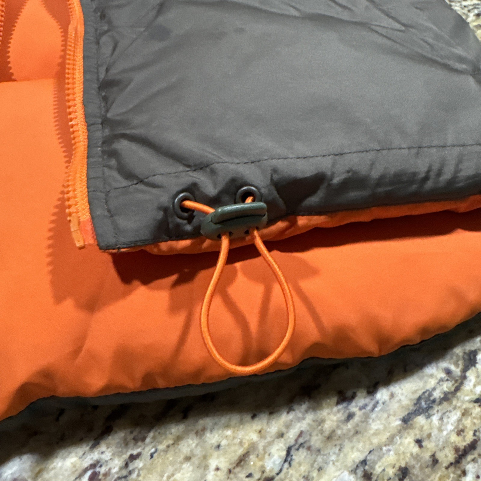 Reversible, Puffer Vest Men’s Size XL Goose Down Full Zip Custom Thick Material