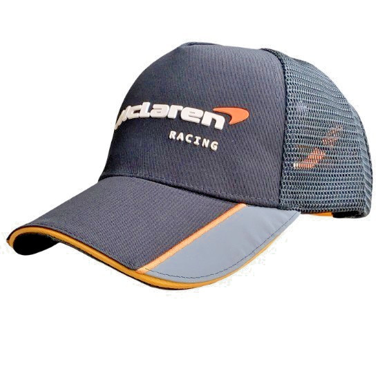 McLaren F1 Racing 2026 Black & Gray Trucker Cap. Factory 2nd.