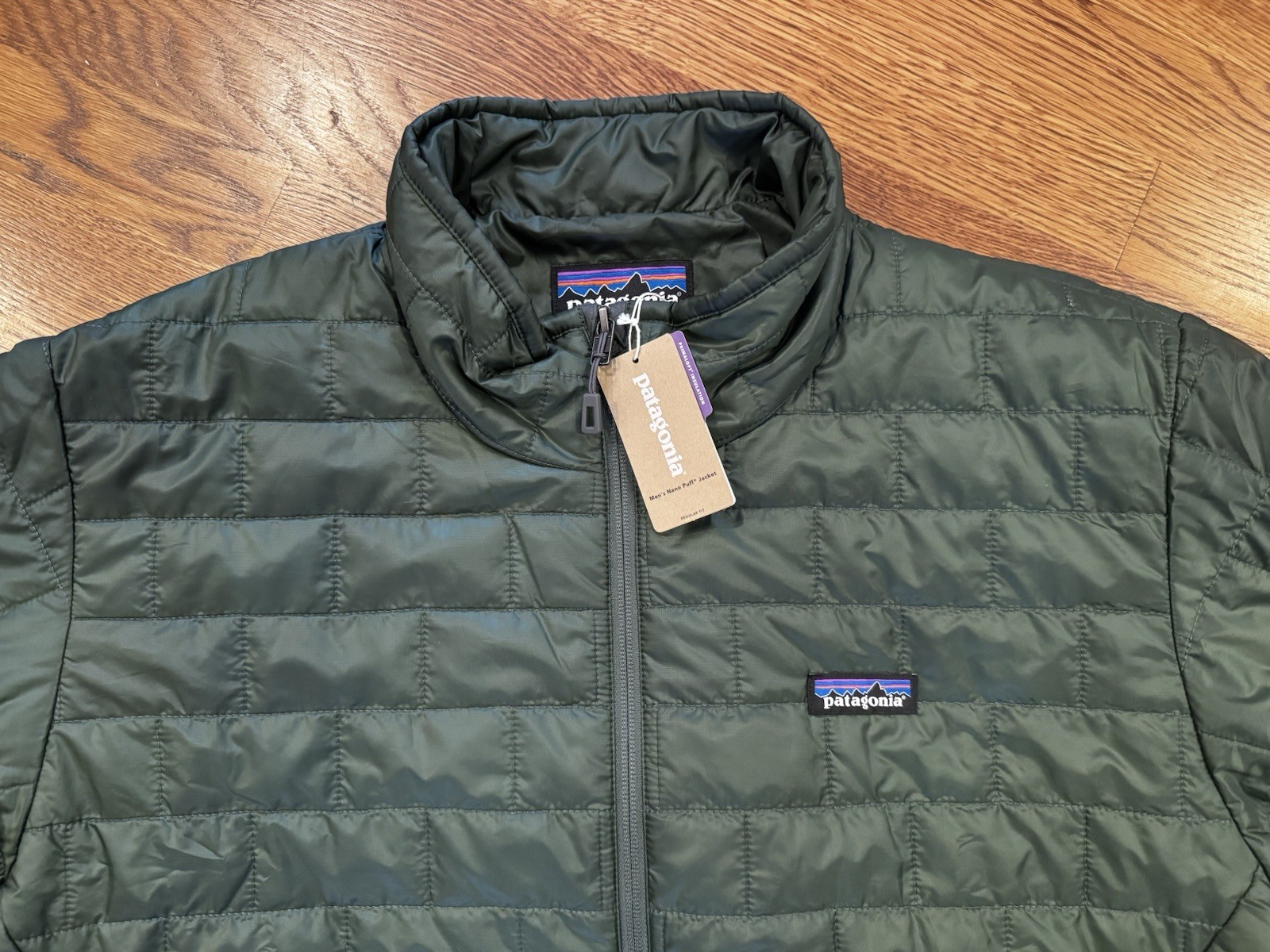 Patagonia Men’s XL Nano Puff Puffer Jacket Forest Green NWT!!!